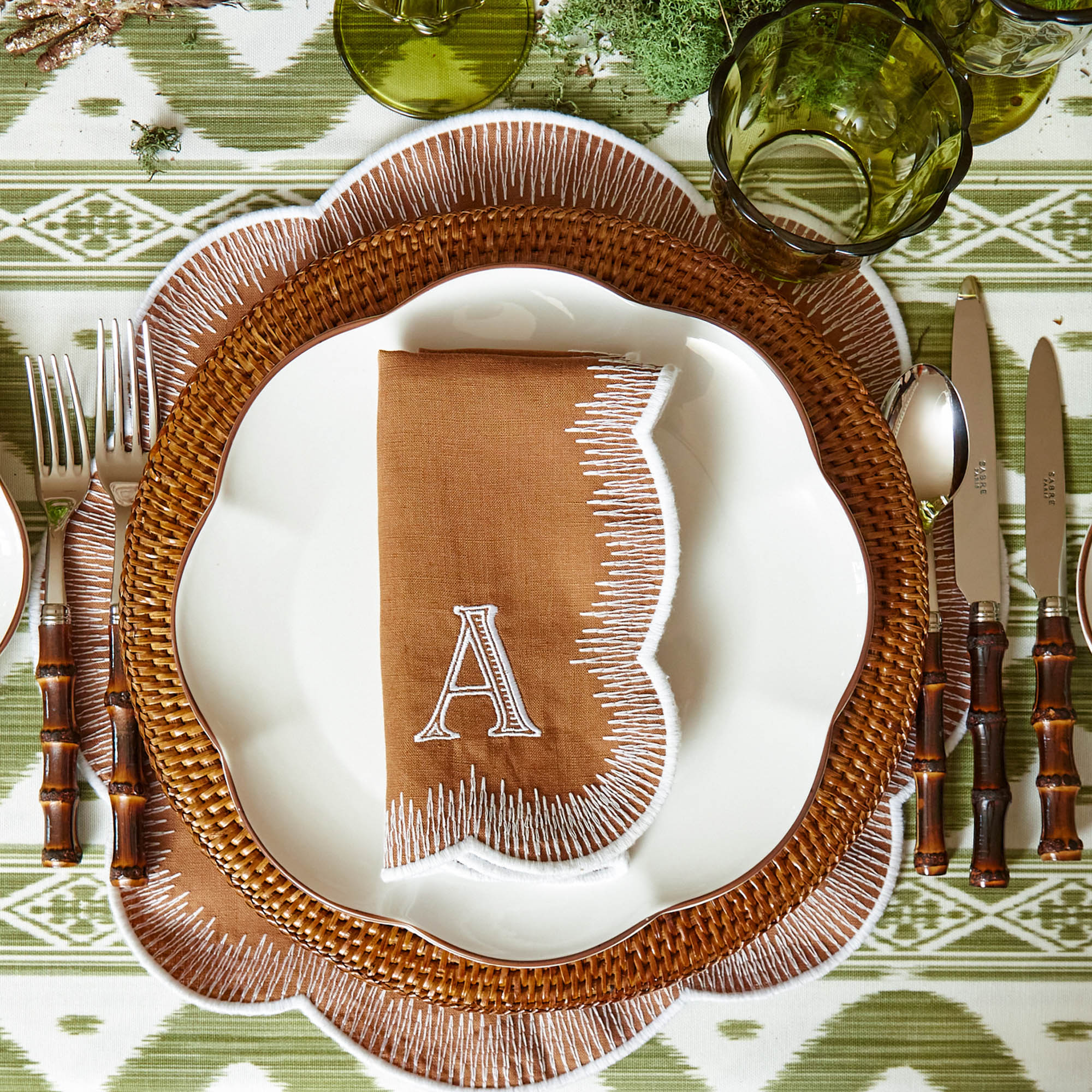 Alathea Caramel Linen Napkins (Set of 4) - Image 19