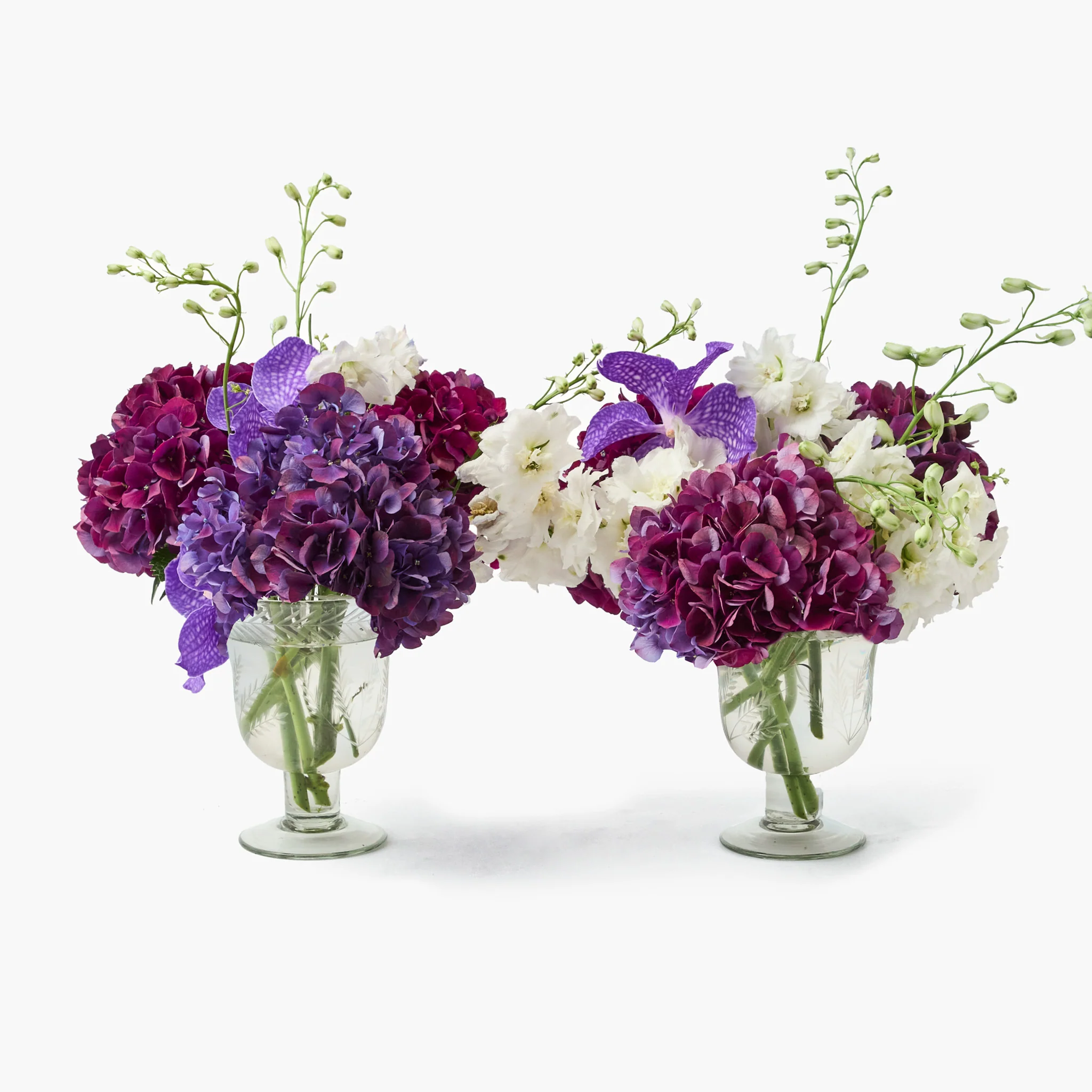 Astrid Engraved Glass Vase (Pair) - Image 12