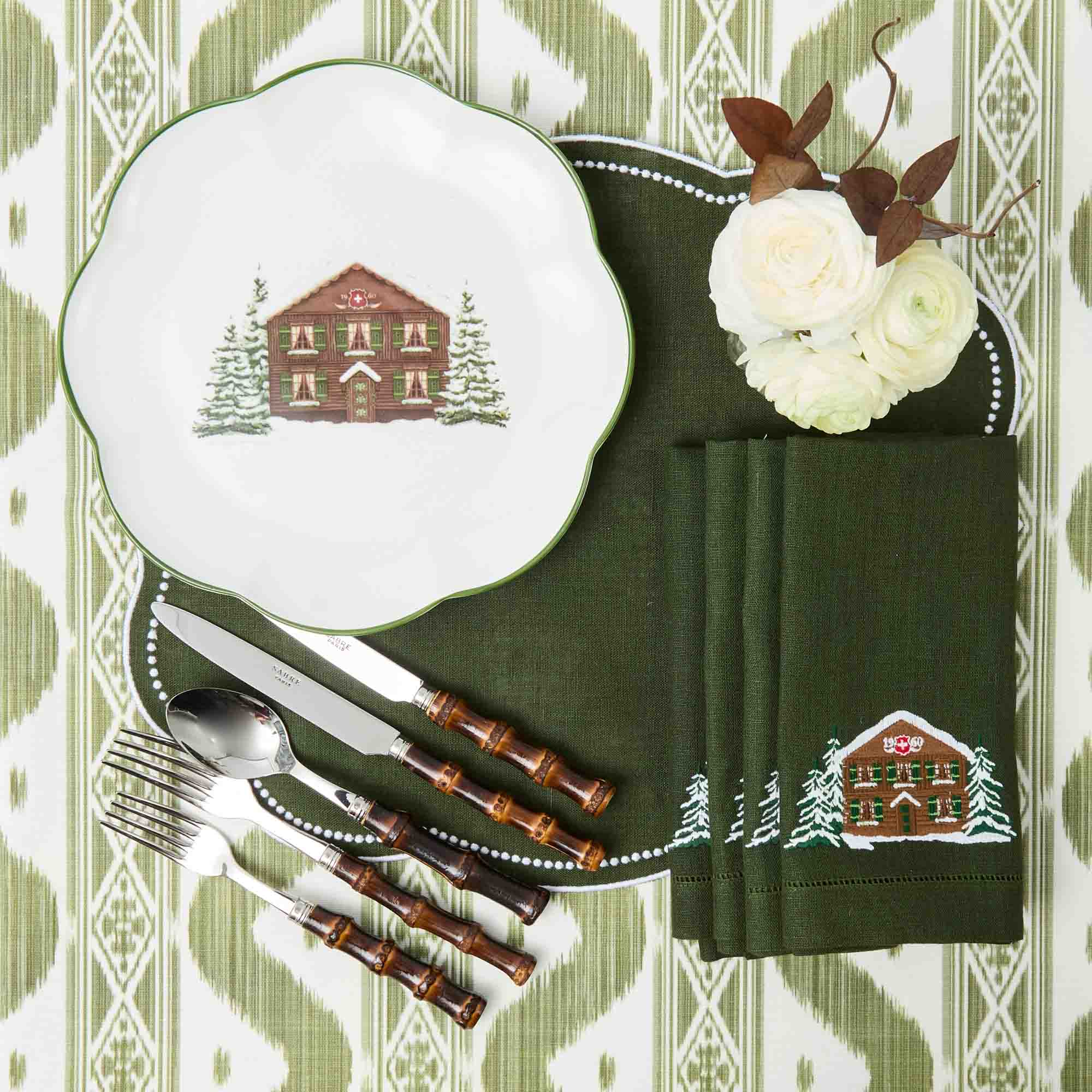 Alpine Chalet Dinner Plate - Image 4