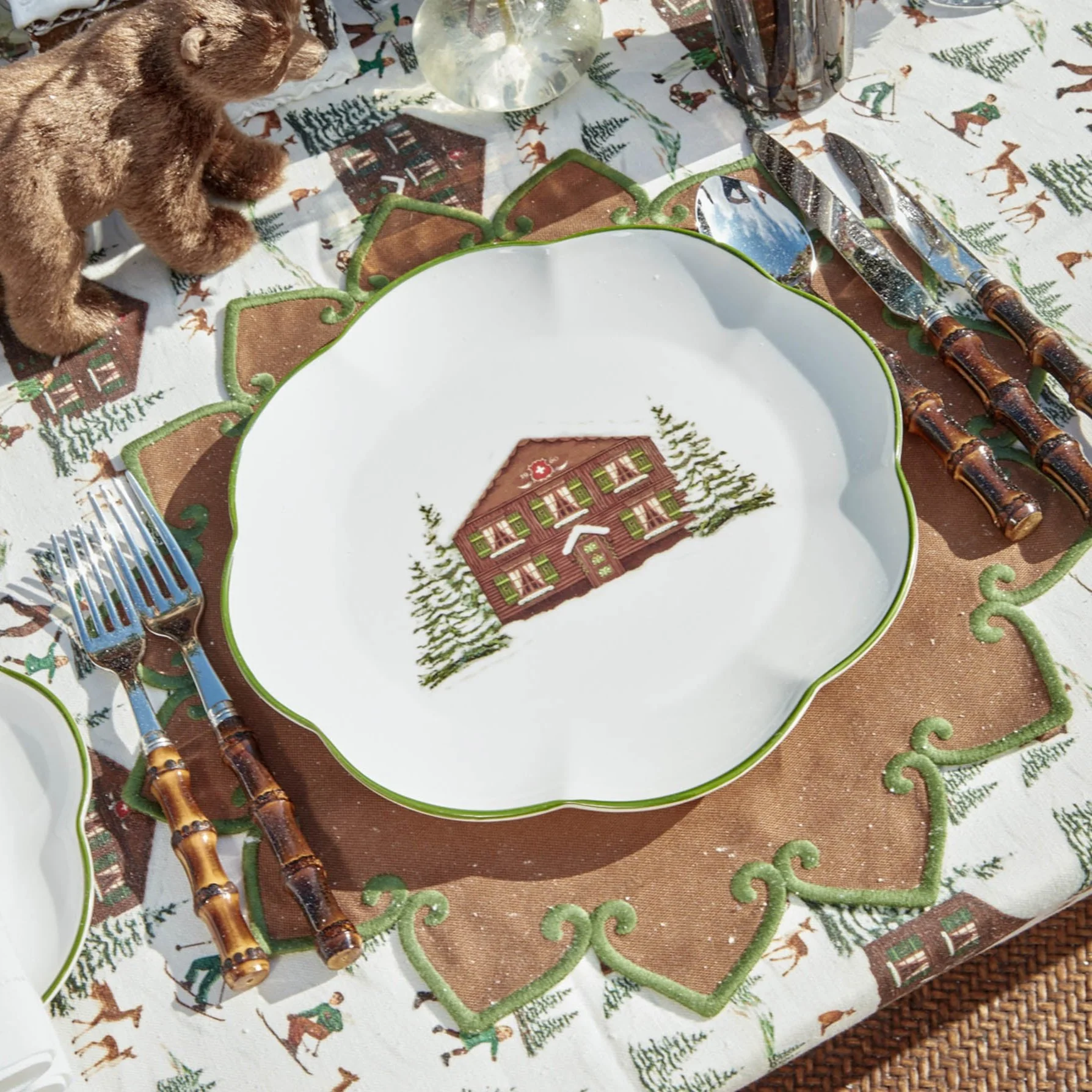 Alpine Chalet Dinner Plate - Image 9