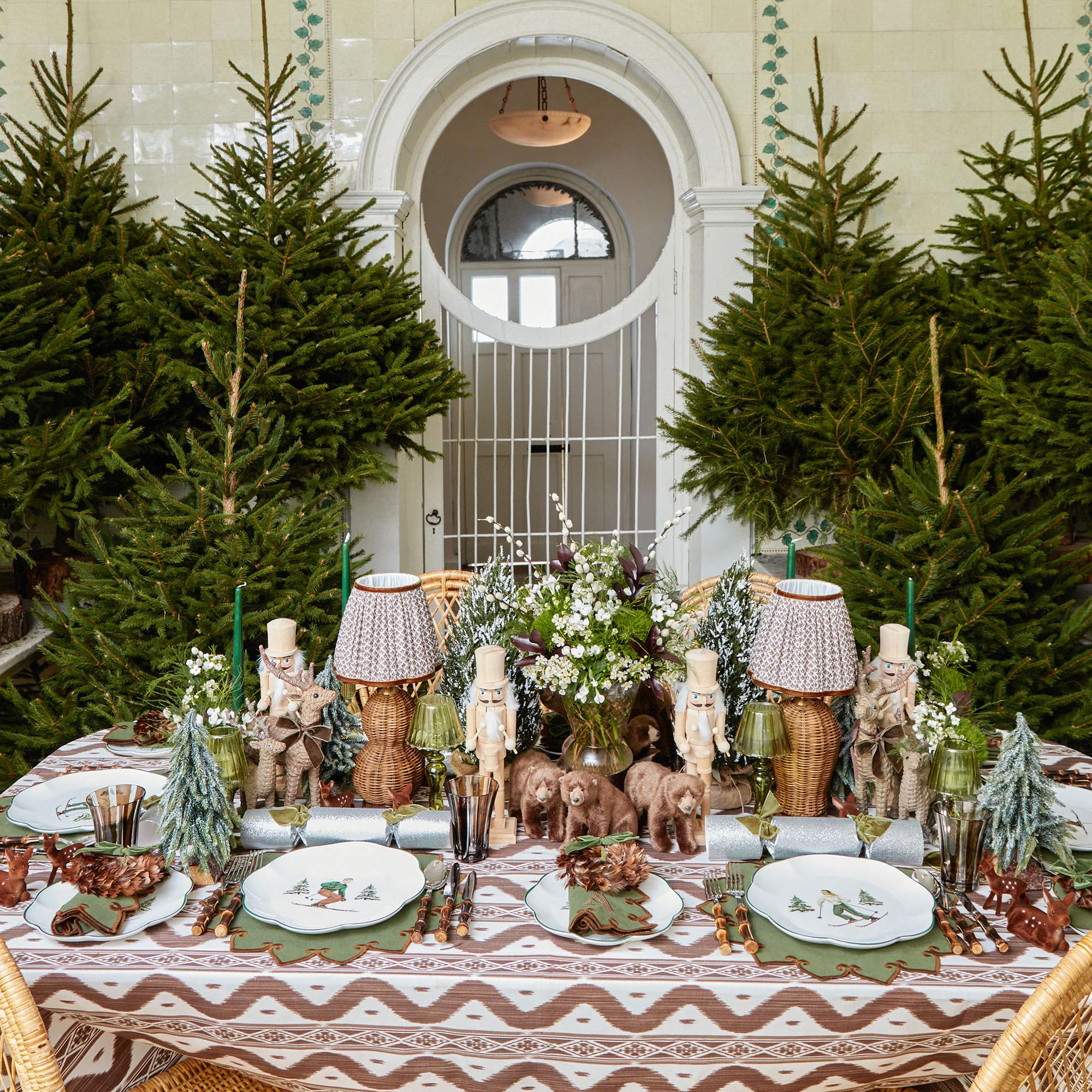 Forest Green & Brown Angelina Placemats (Set of 4) - Image 19