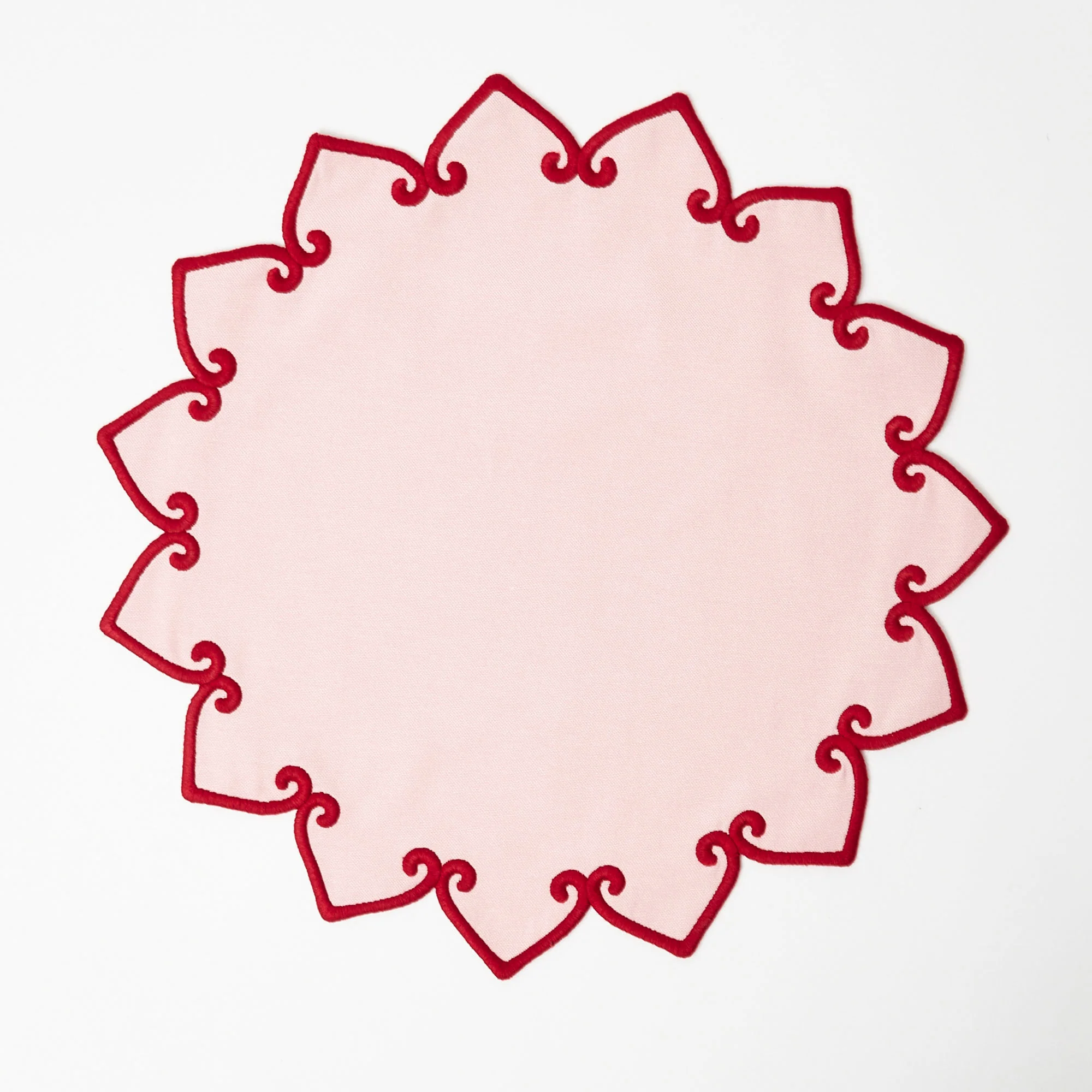 Angelina Pink & Red Placemats & Napkins (Set of 4) - Image 12