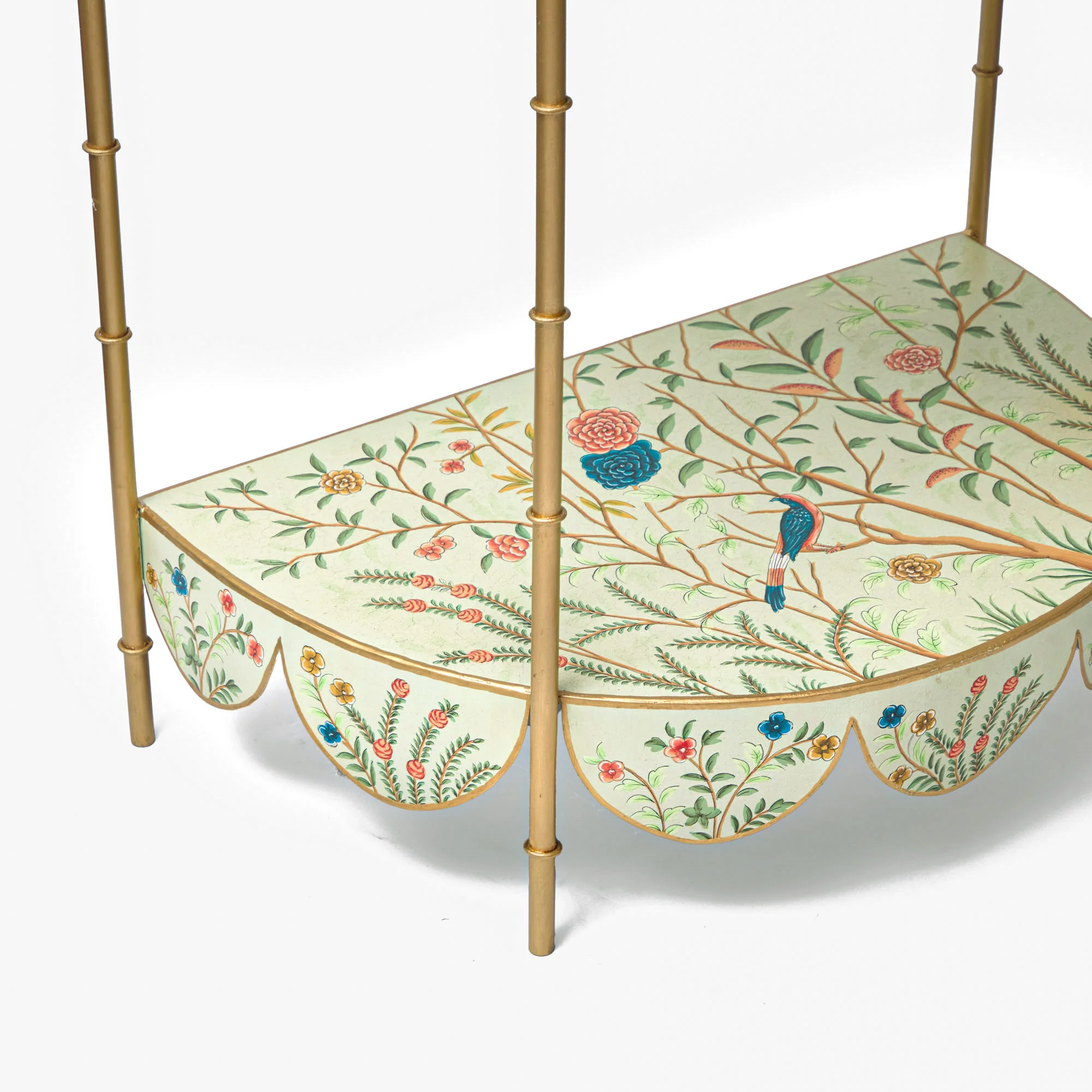 Annabelle Chinoiserie Tole Side Table - Image 4