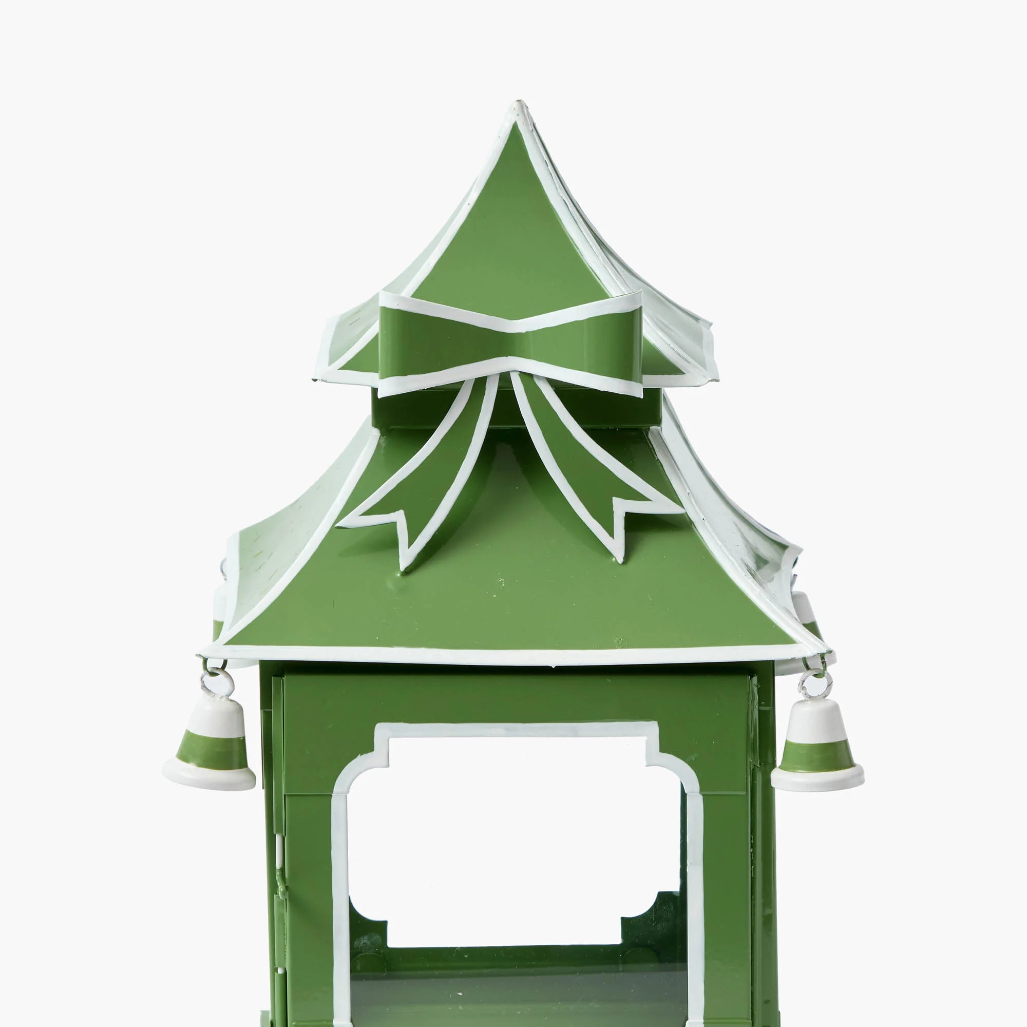 Apple Green Bow Pagoda Lantern - Image 5
