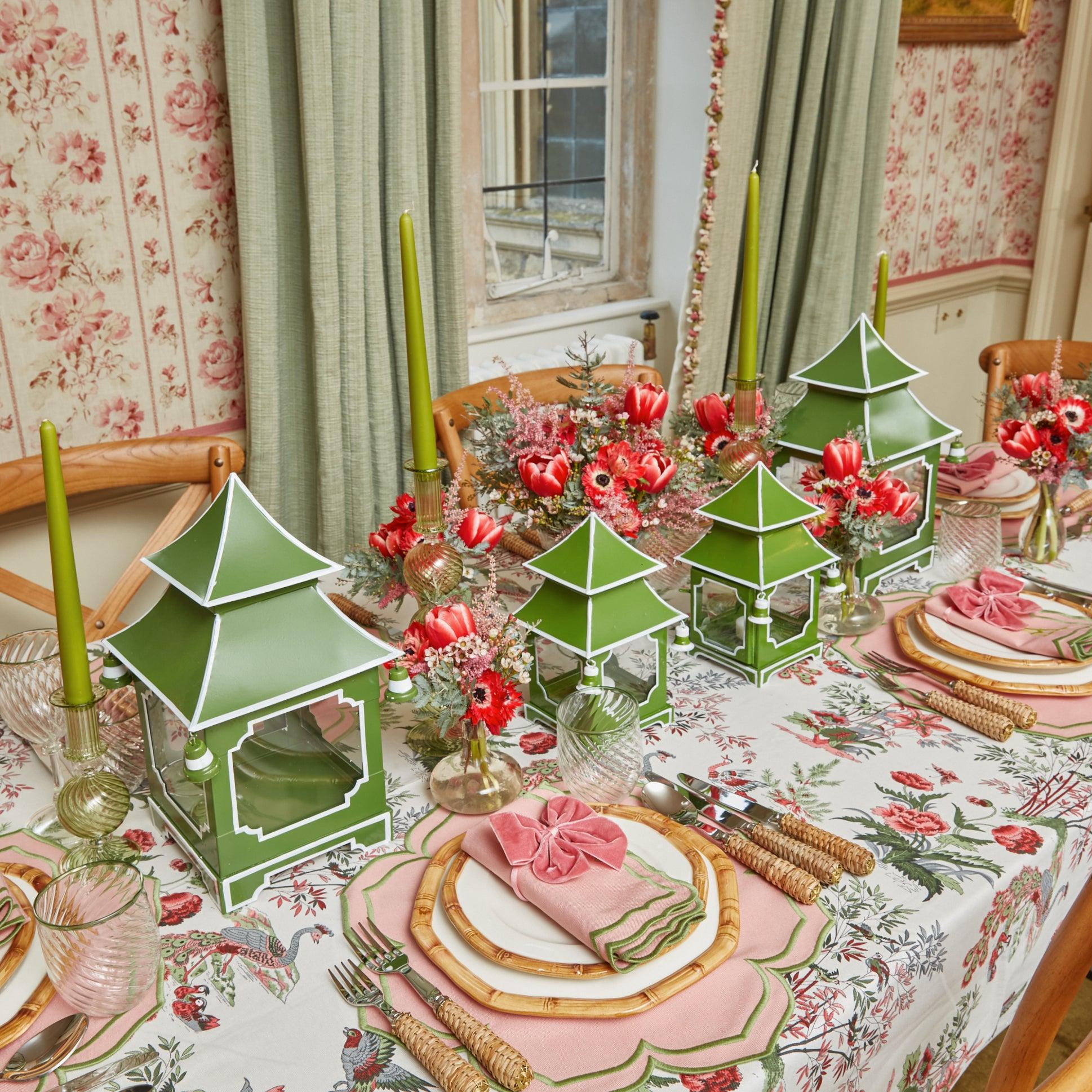 Apple Green Pagoda Lantern - Image 21