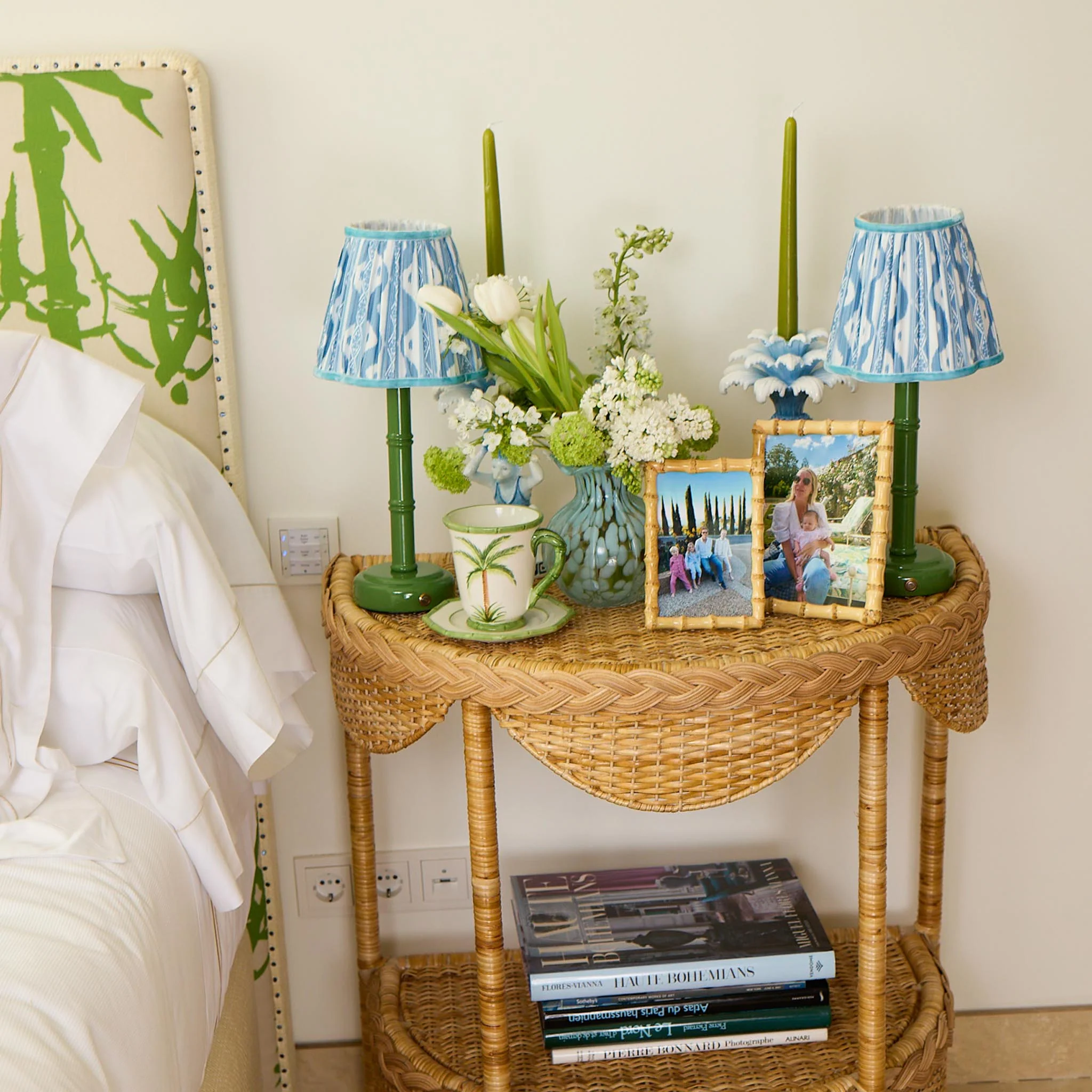 Aria Rattan Braided Side Table - Image 2