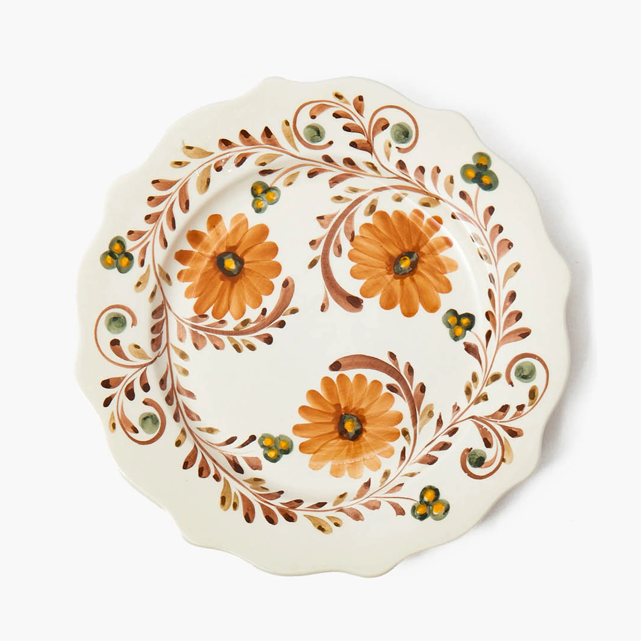 Autumn Flowers Dinner Plate