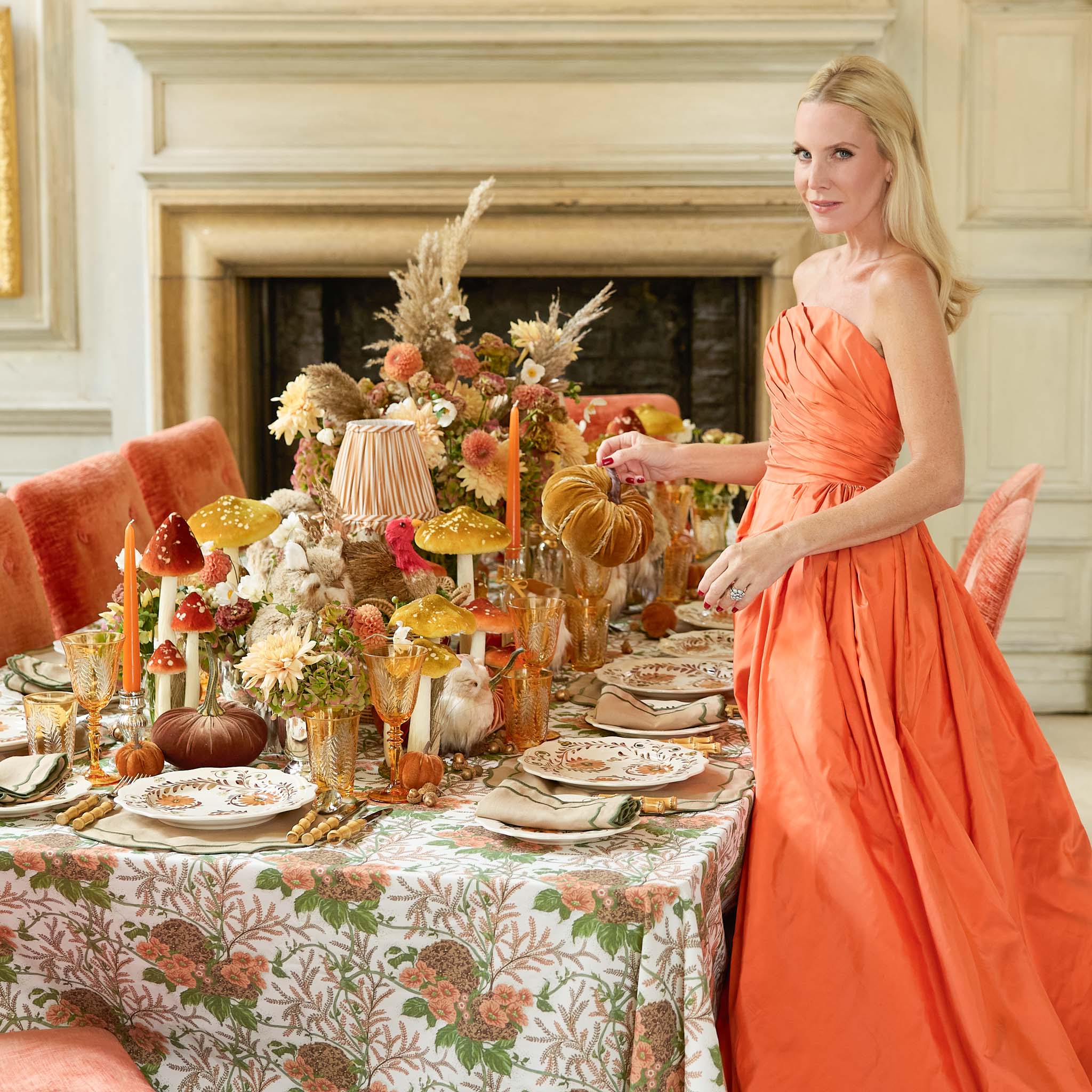Autumn Flowers Starter Plate - Image 5