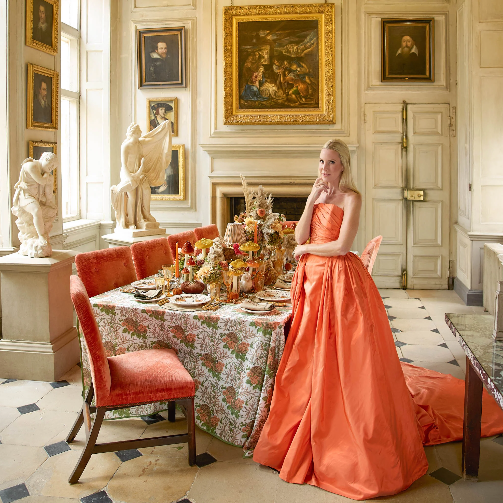 Autumn Lady Isabella's Garden Tablecloth - Image 2