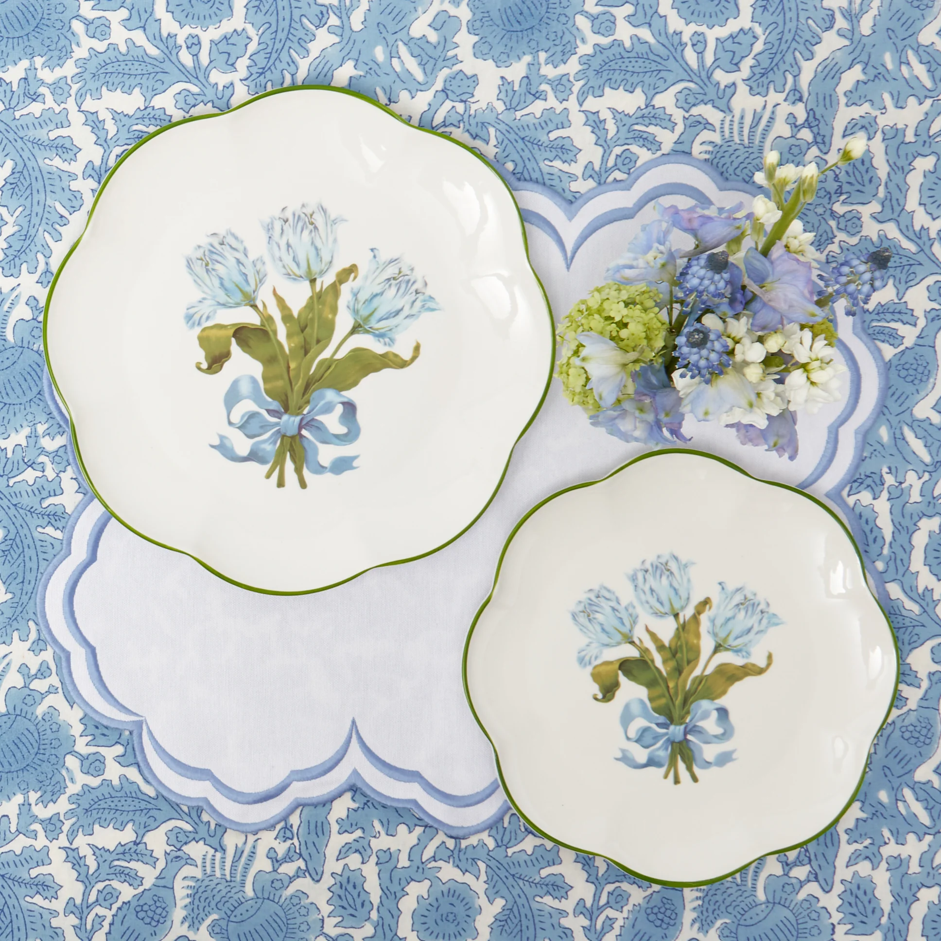 Azure Pheasant Tablecloth - Image 4