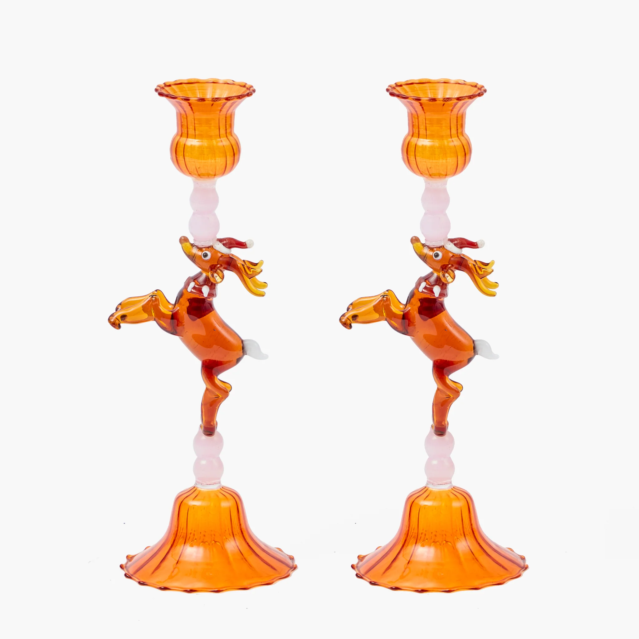 Bambi Glass Candle Holder (Pair) - Image 7