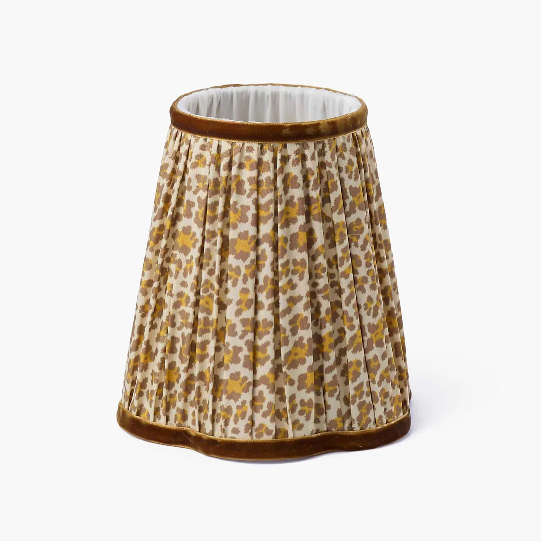 Natural Leopard Lampshade (14cm)