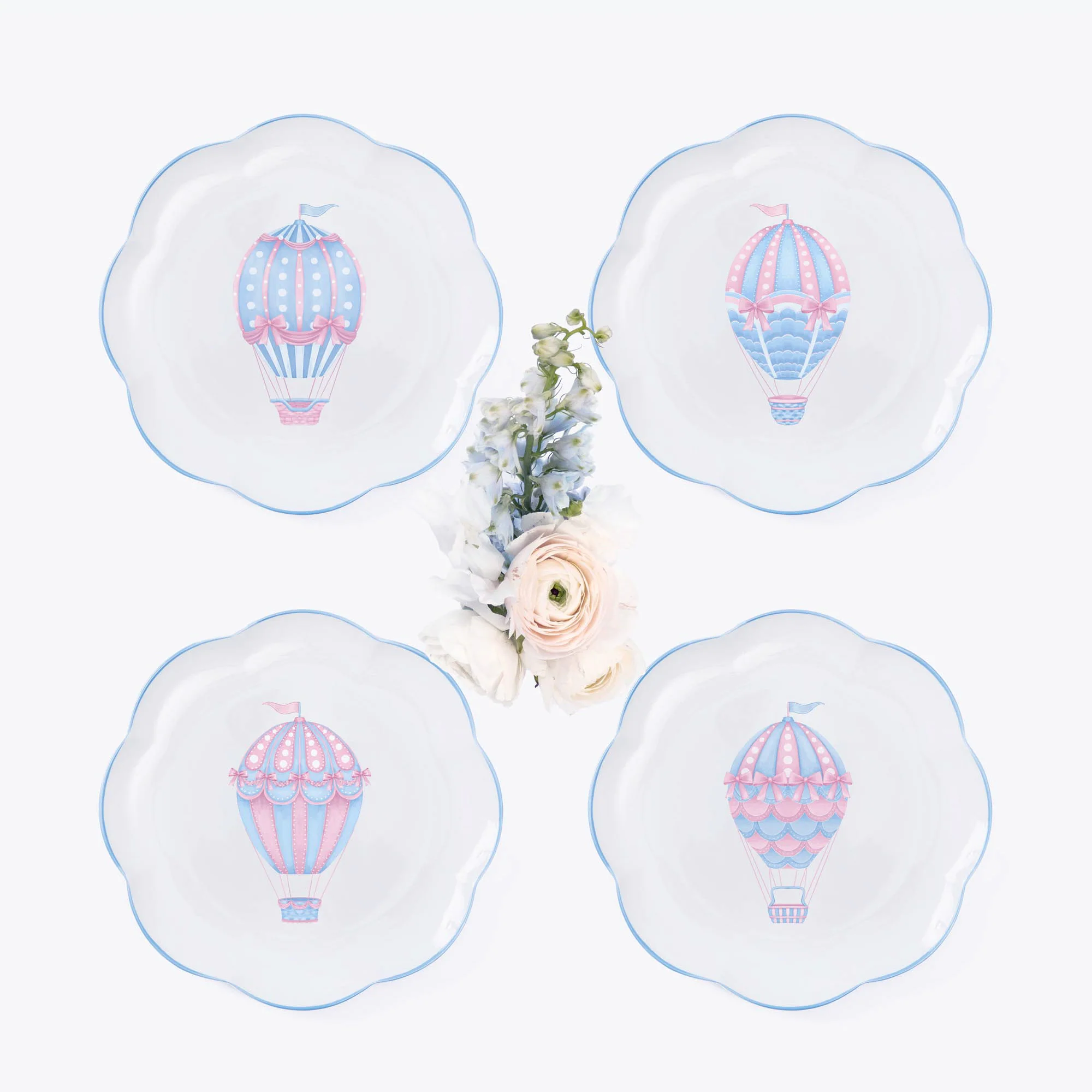 Bea Balloon Starter Plates (Set of 4)
