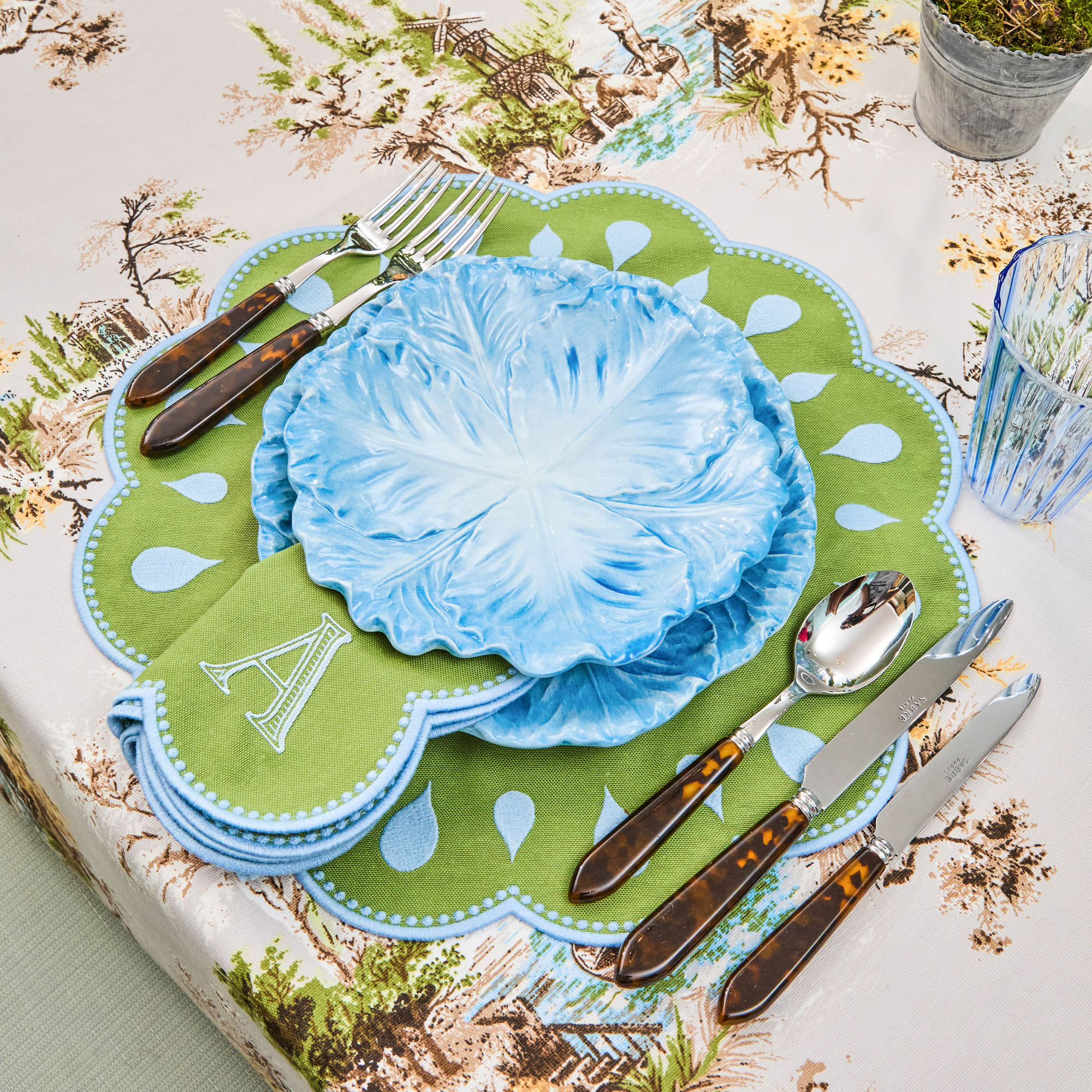 Blue Serena Cabbage Starter Plate - Image 7