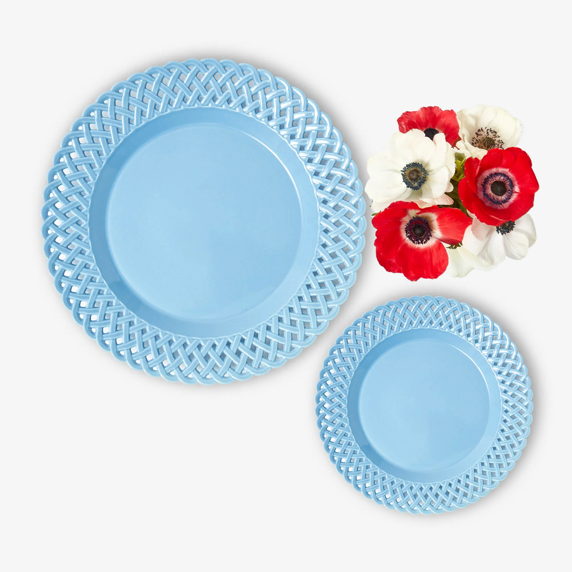 Blue Basketweave Starter Plate - Image 15