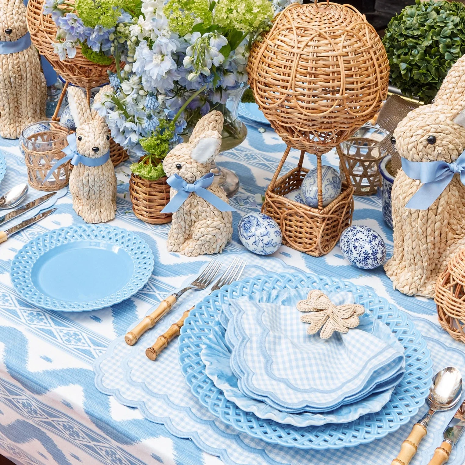 Blue Basketweave Starter Plate - Image 20