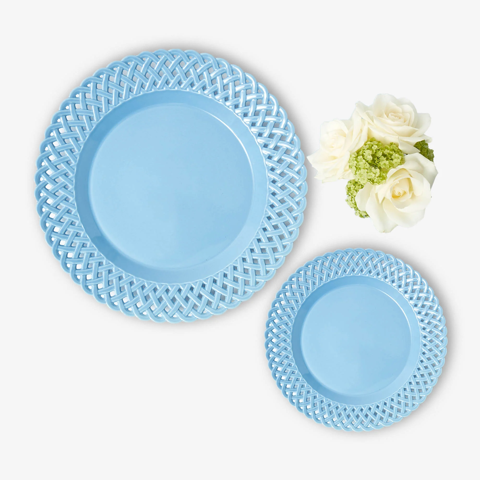 Blue Basketweave Starter Plate - Image 7