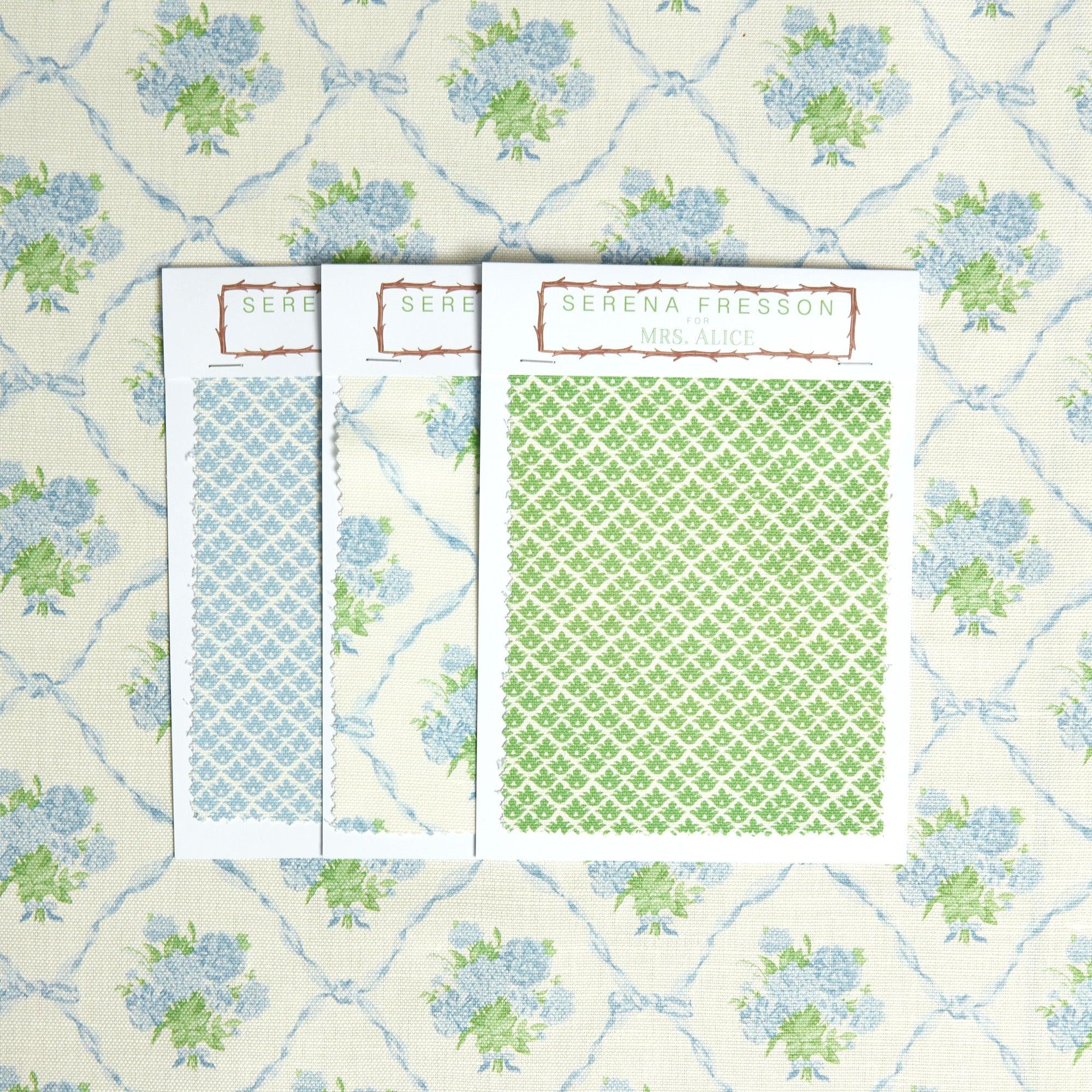 Alice's Bouquet Fabric (Blue) - Image 4