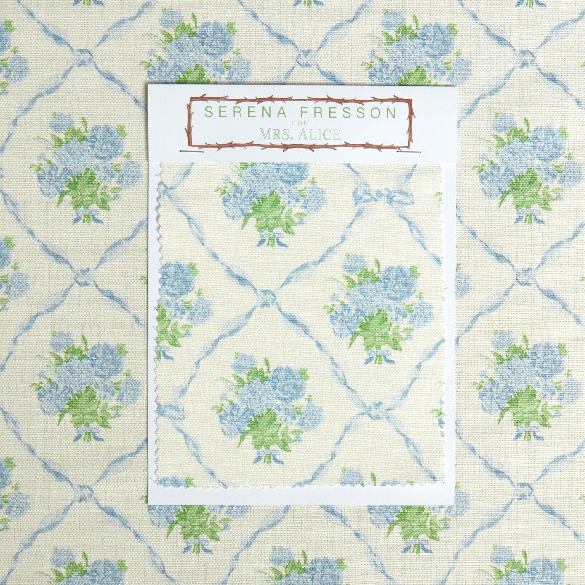 Alice's Bouquet Fabric (Blue) - Image 6