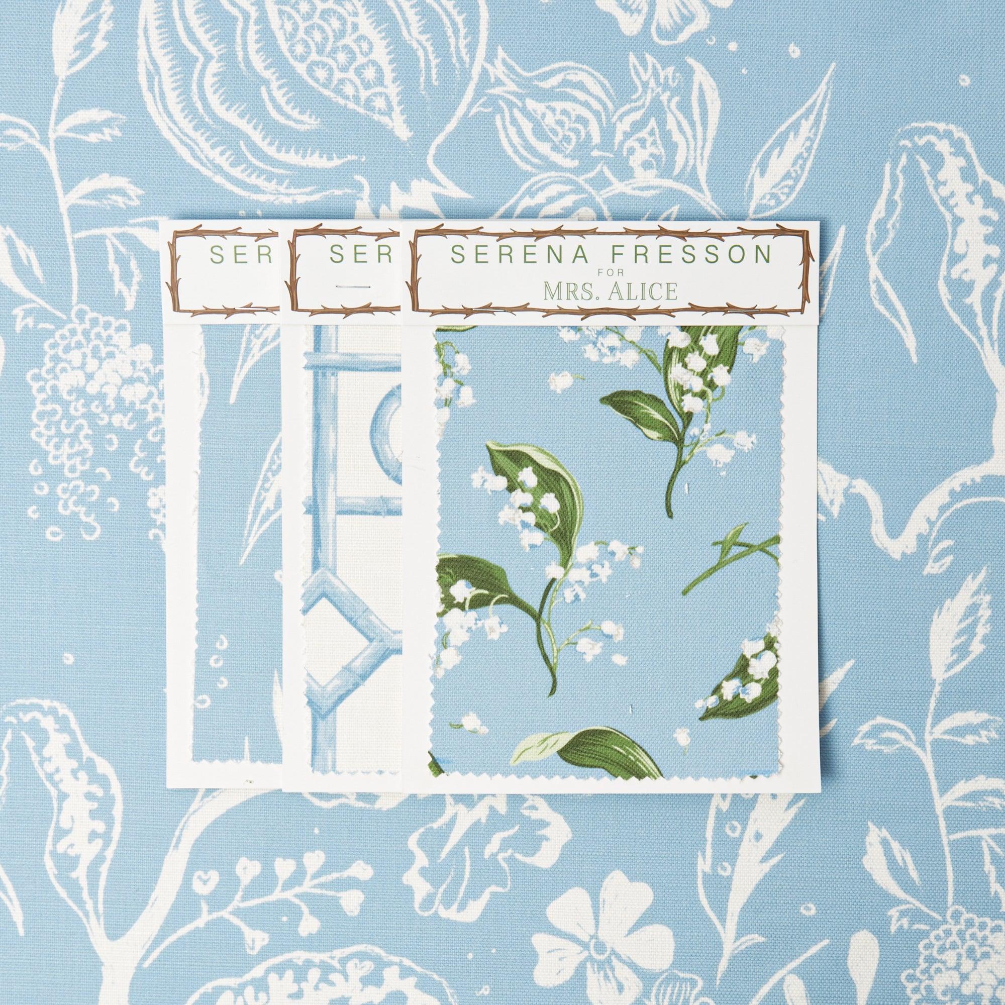 Blue Chelsea Square Fabric - Image 10