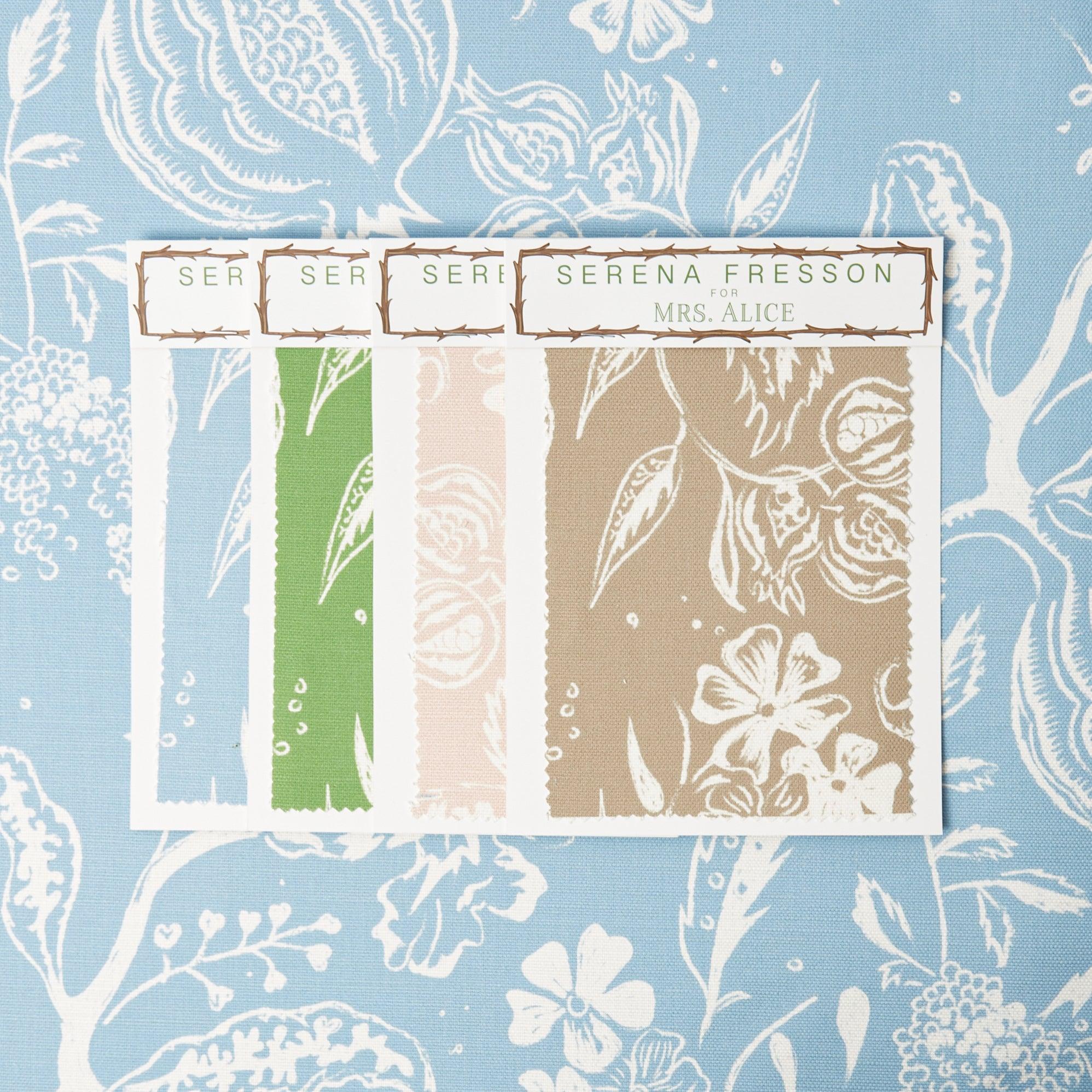 Blue Chelsea Square Fabric - Image 12