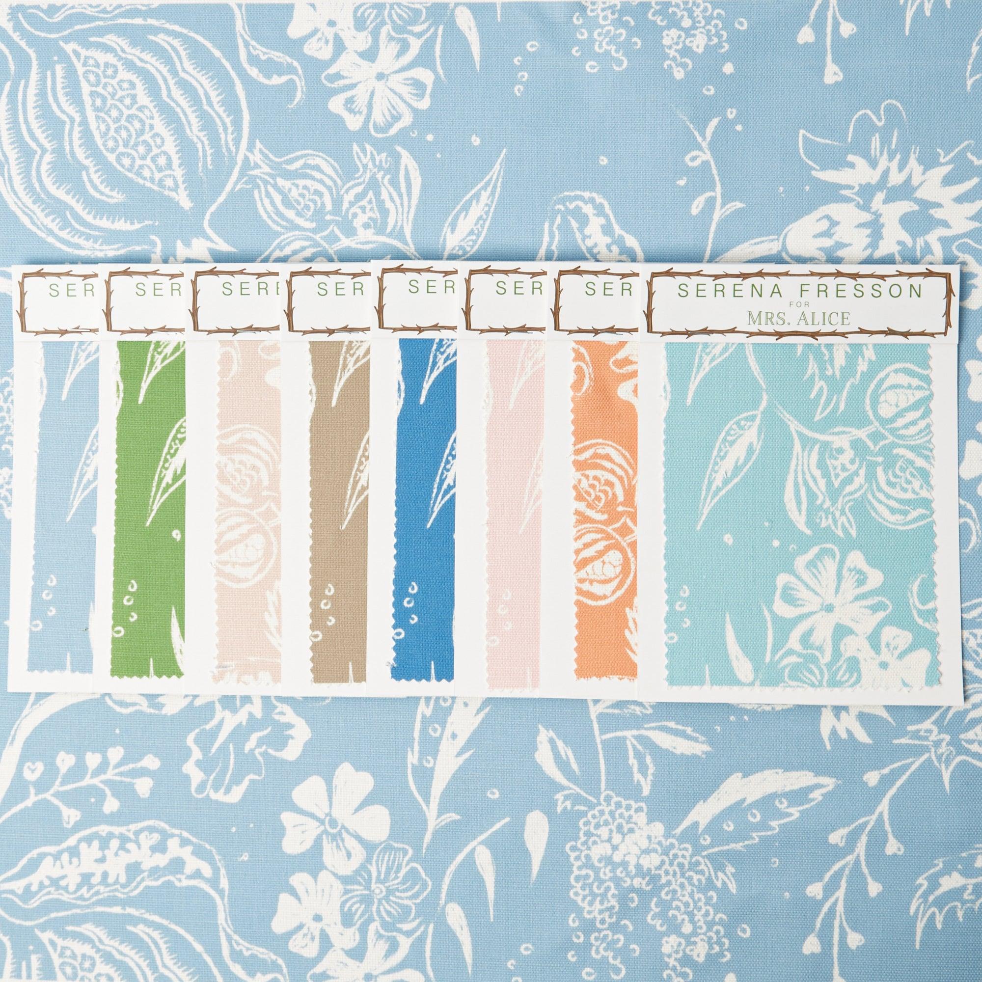 Blue Chelsea Square Fabric - Image 14