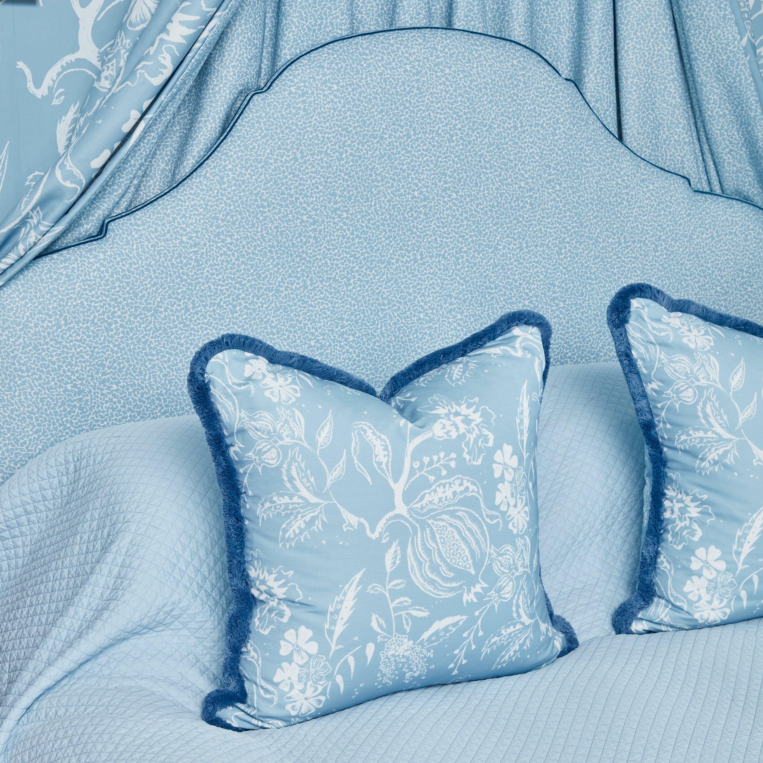 Blue Chelsea Square Fabric - Image 6