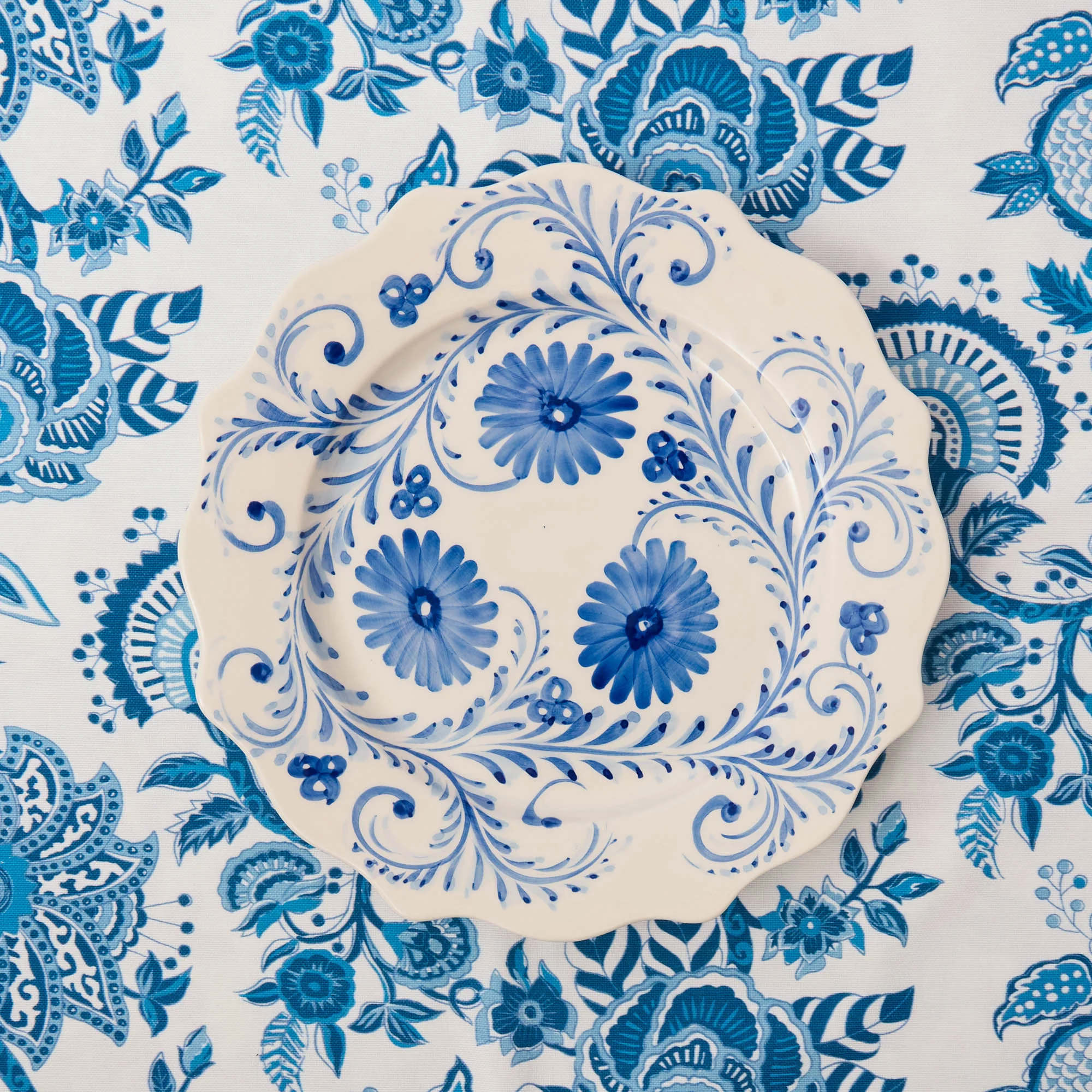 Blue Flowers Starter Plate - Image 10