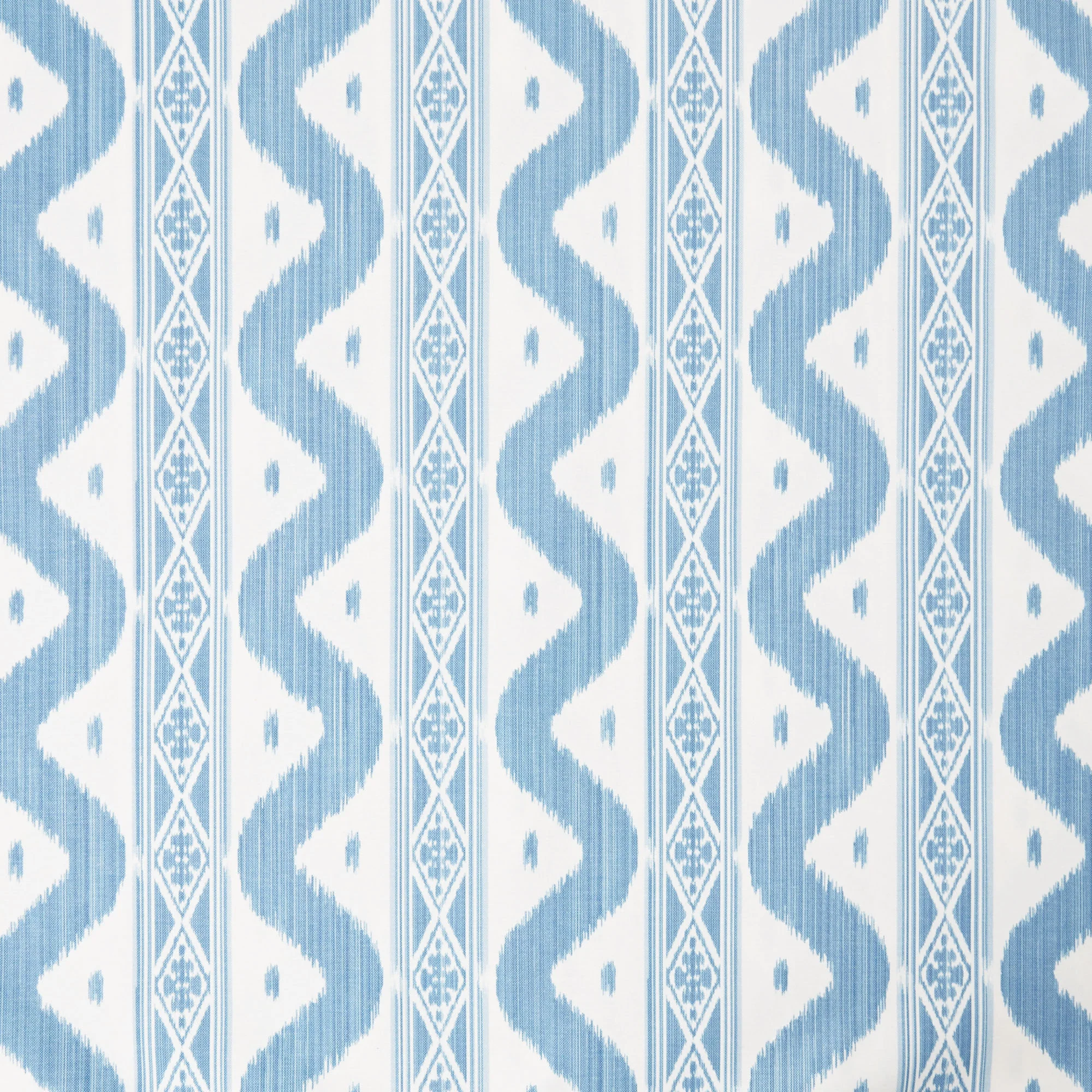 Blue Ikat Tablecloth - Image 8