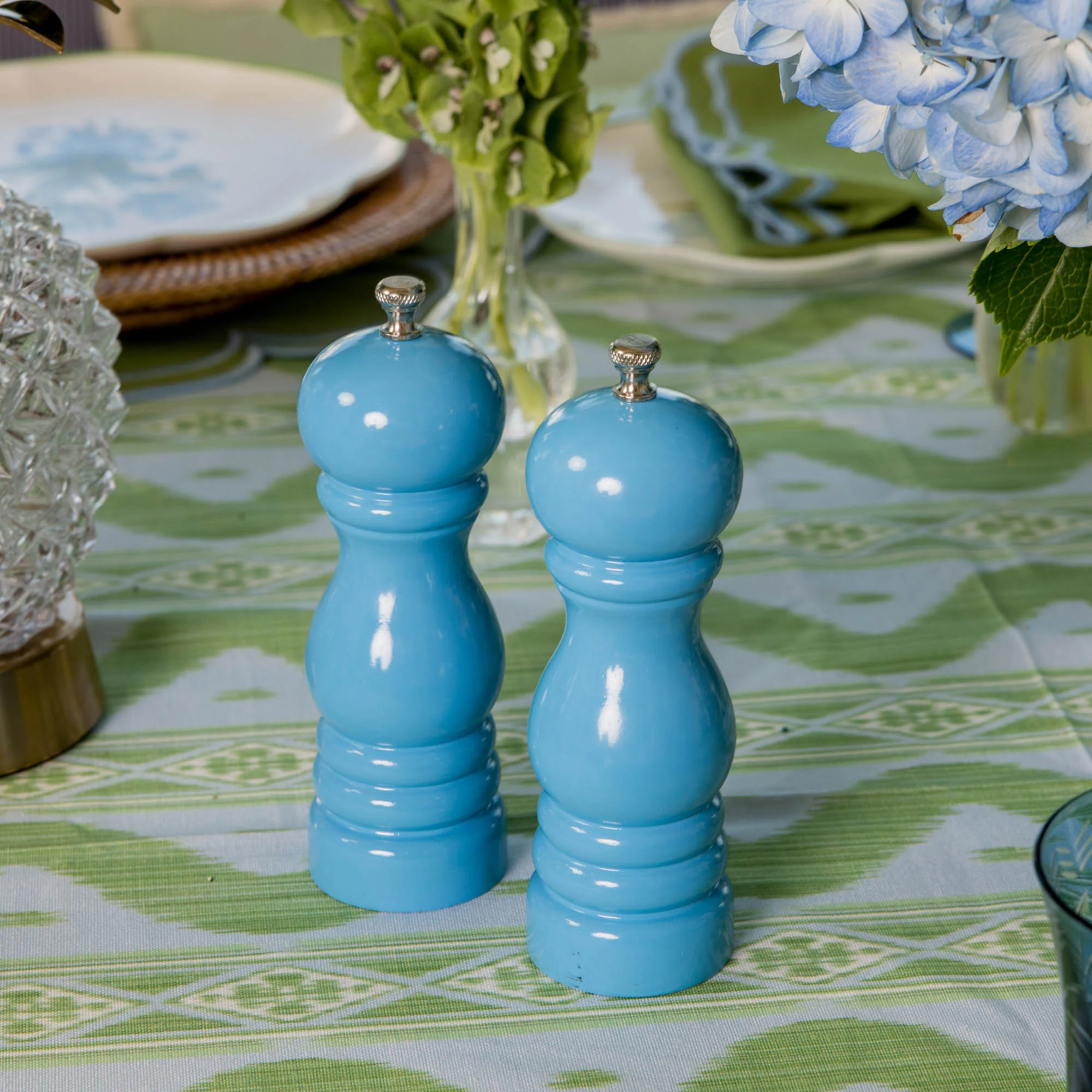Blue Lacquer Salt & Pepper Set - Image 2