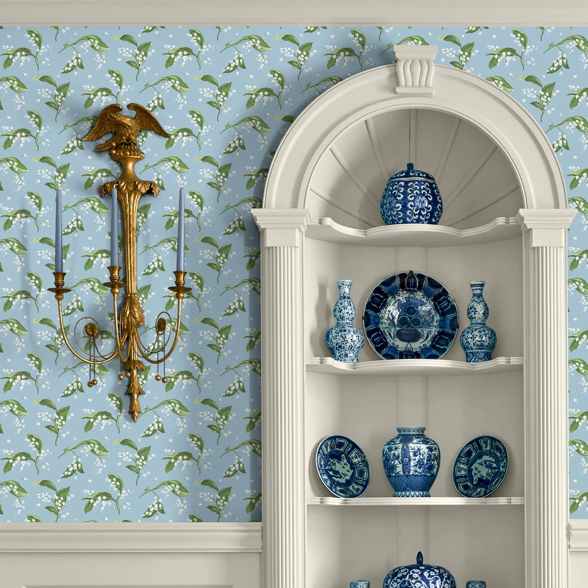 Blue Lily of the Valley Wallpaper - Image 5