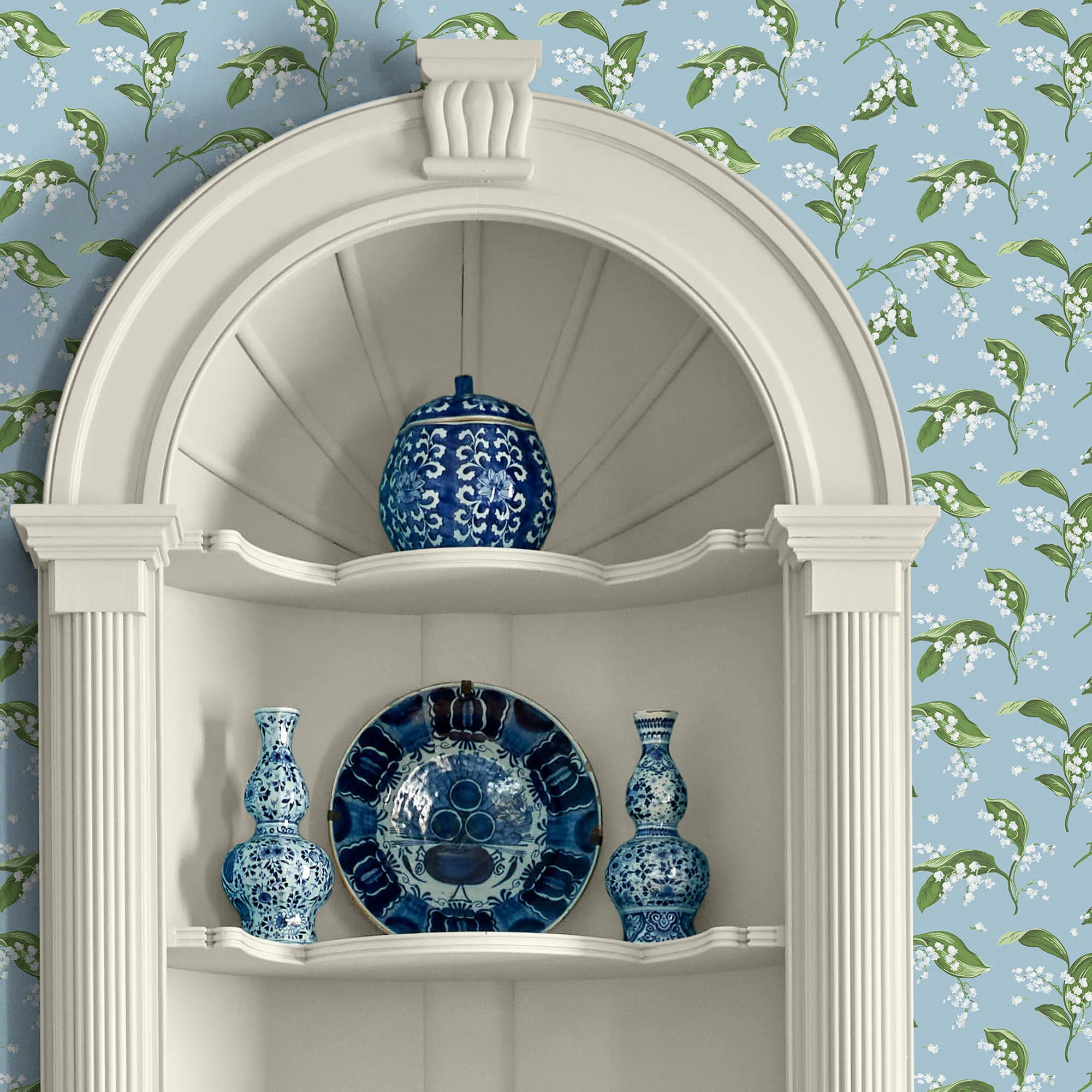 Blue Lily of the Valley Wallpaper - Image 8