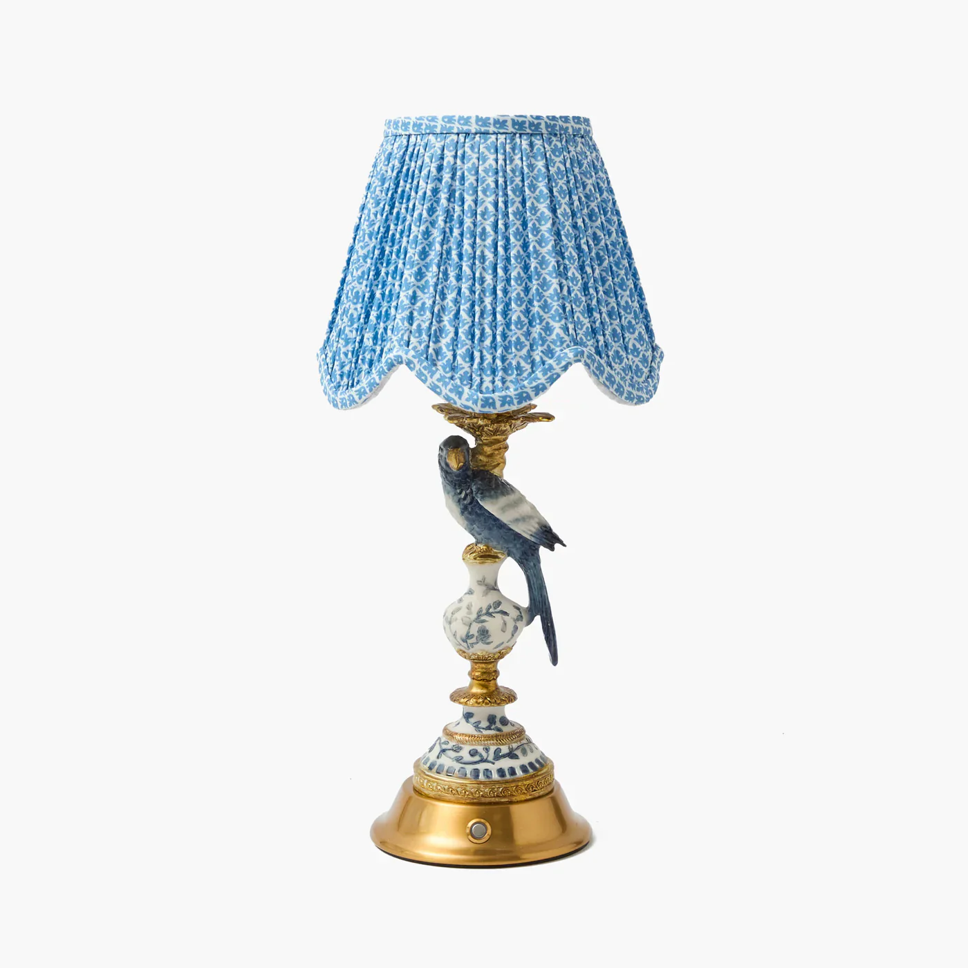 Blue Lotus Deep Scallop Lampshade (18cm) - Image 7