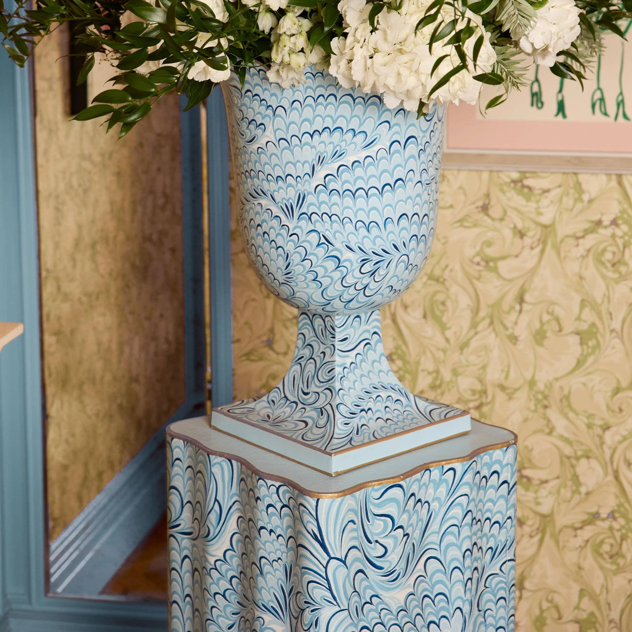 Blue Marble Urn - Image 4