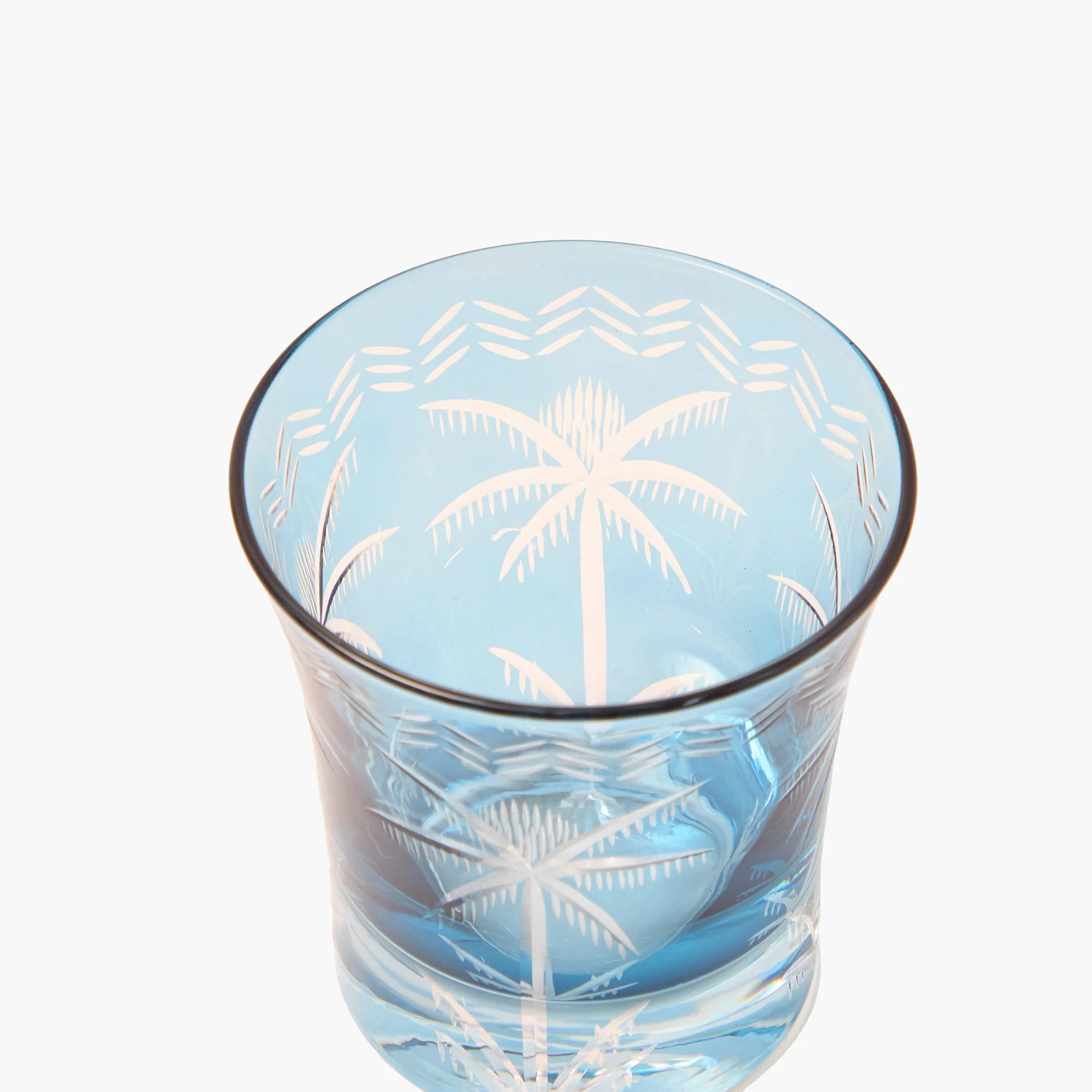 Blue Palm Glassware (Set of 8) - Image 8
