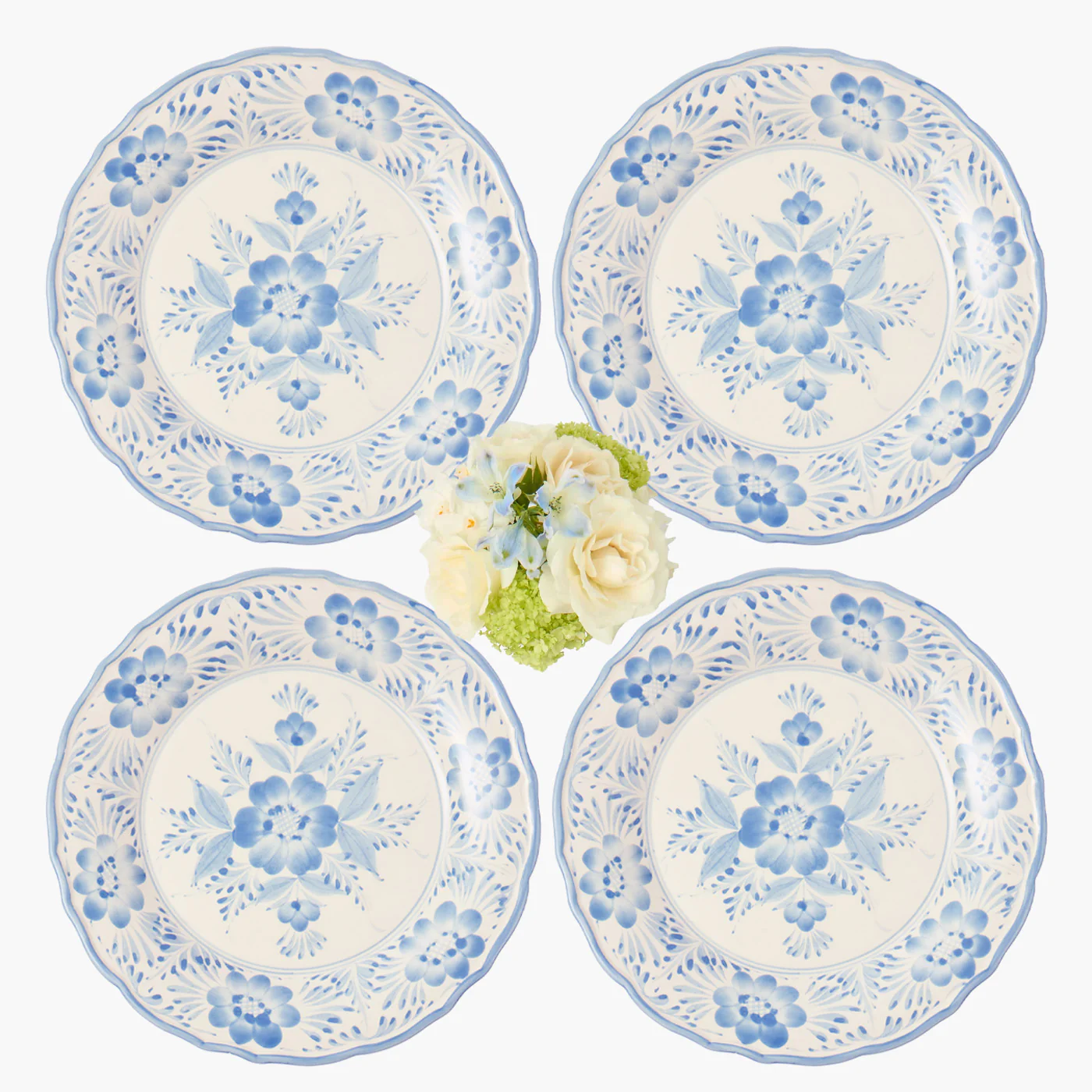 Blue Pandora Dinner Plates (Set of 4)