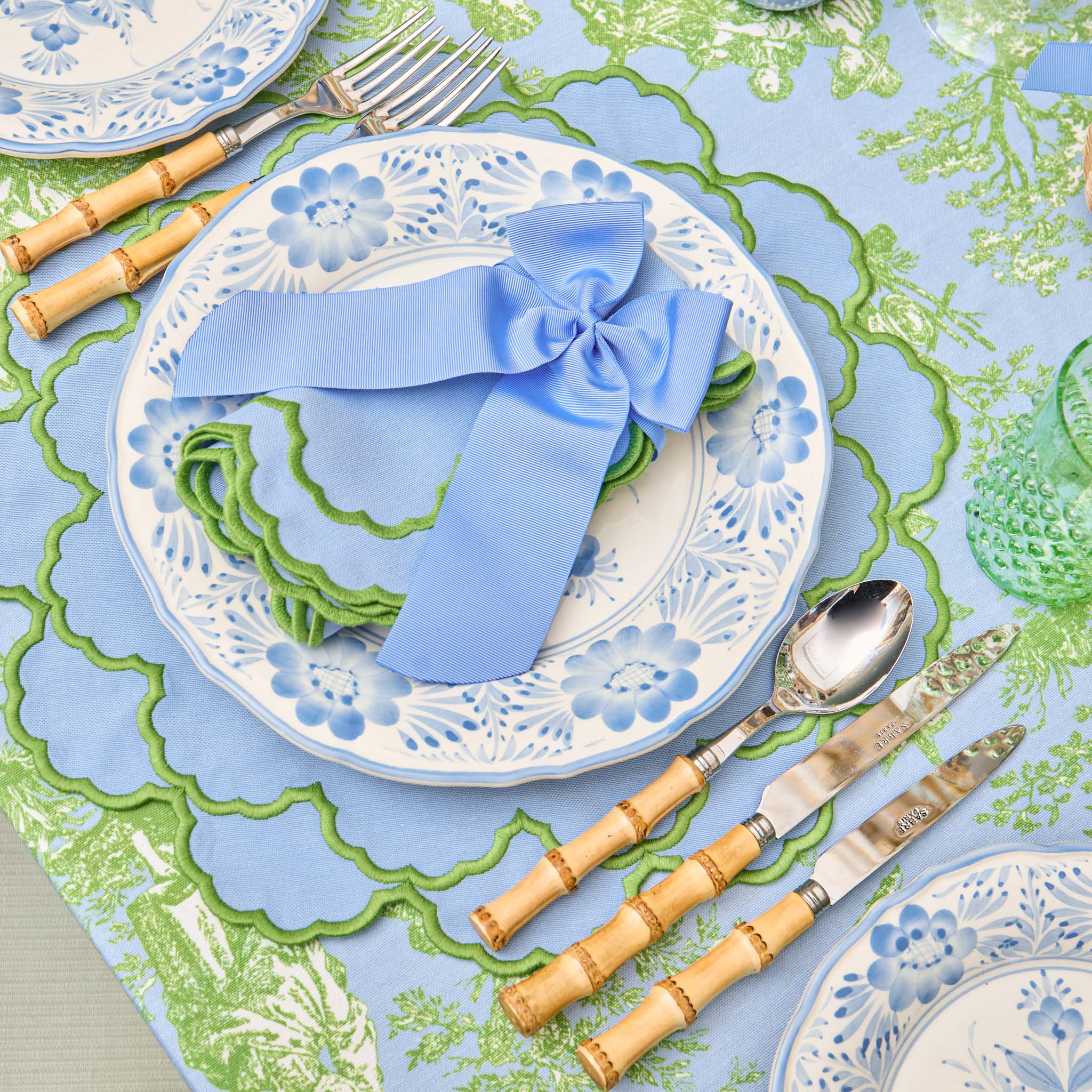 Blue Pandora Dinner Plates (Set of 4) - Image 5