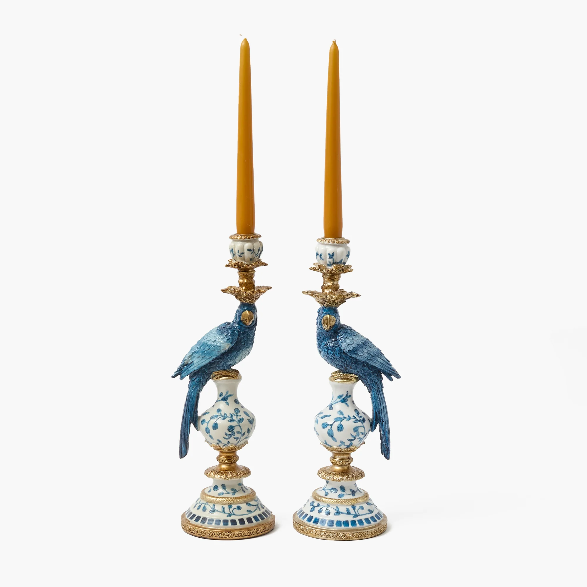 Blue Parrot Candle Holders (Pair) - Image 17