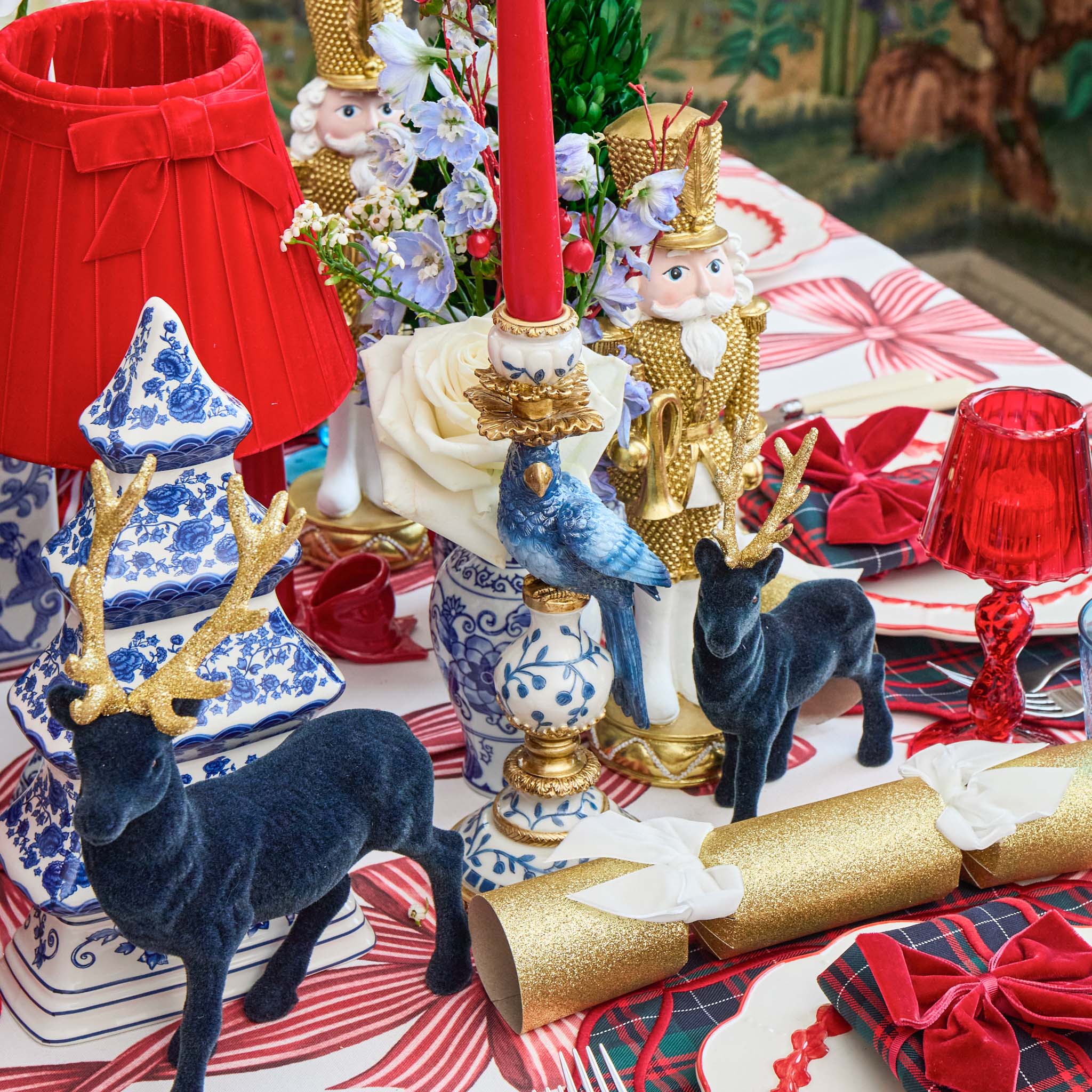 Blue Parrot Candle Holder Set - Image 14