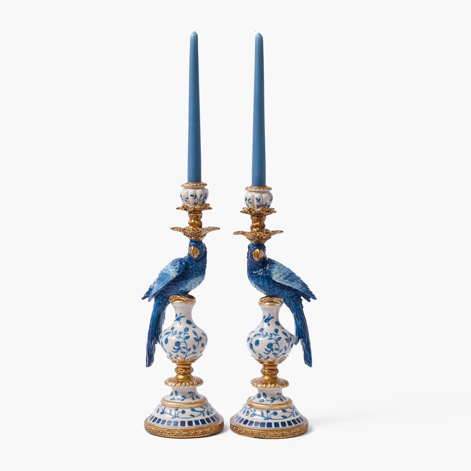 Dusty Blue Candles (Set of 8) - Image 16