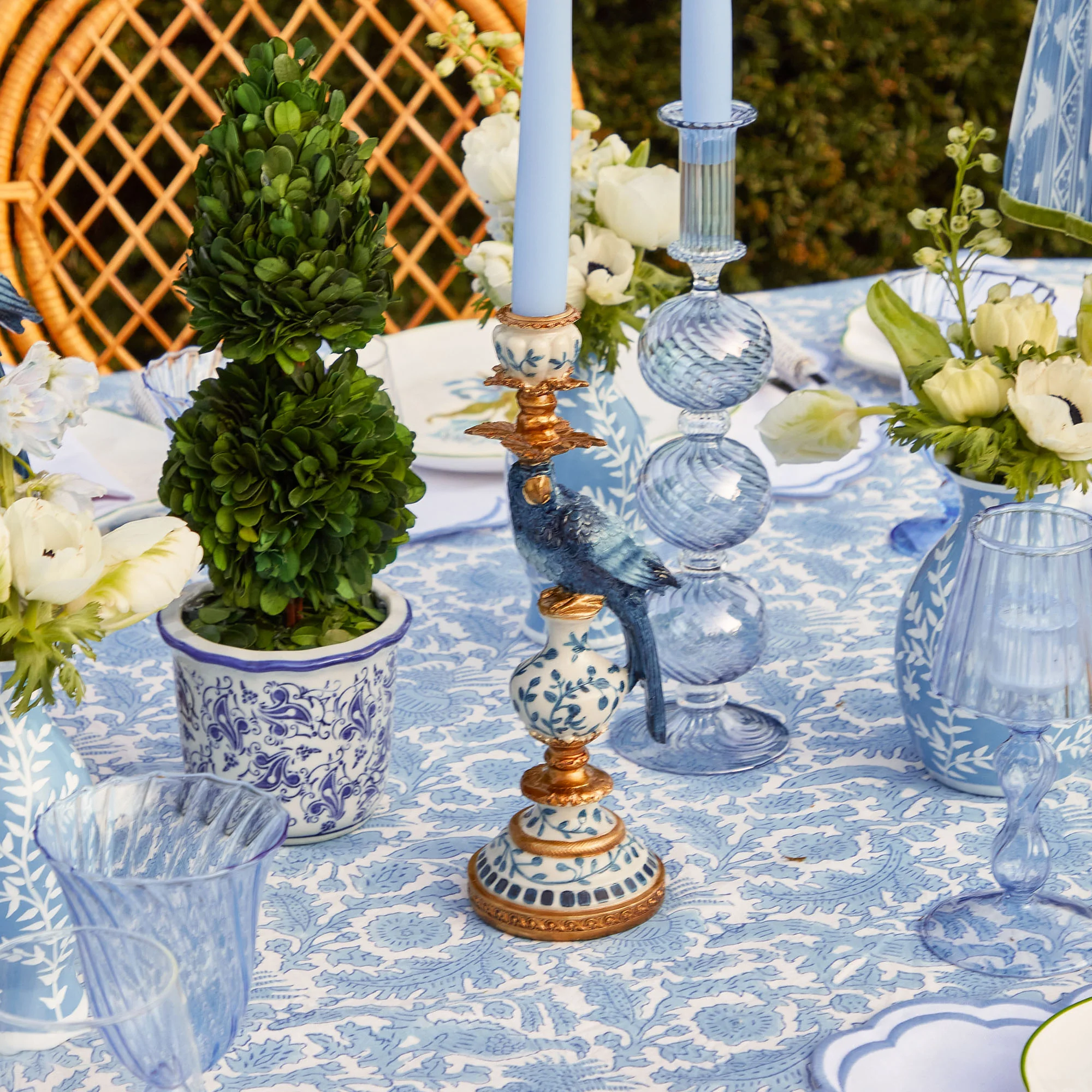 Blue Parrot Candle Set (Soft Blue) - Image 8