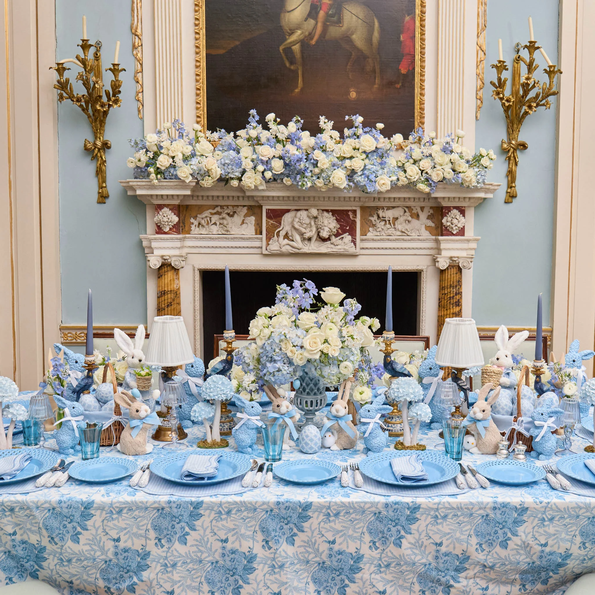 Blue Parrot Candle Holder Set - Image 9