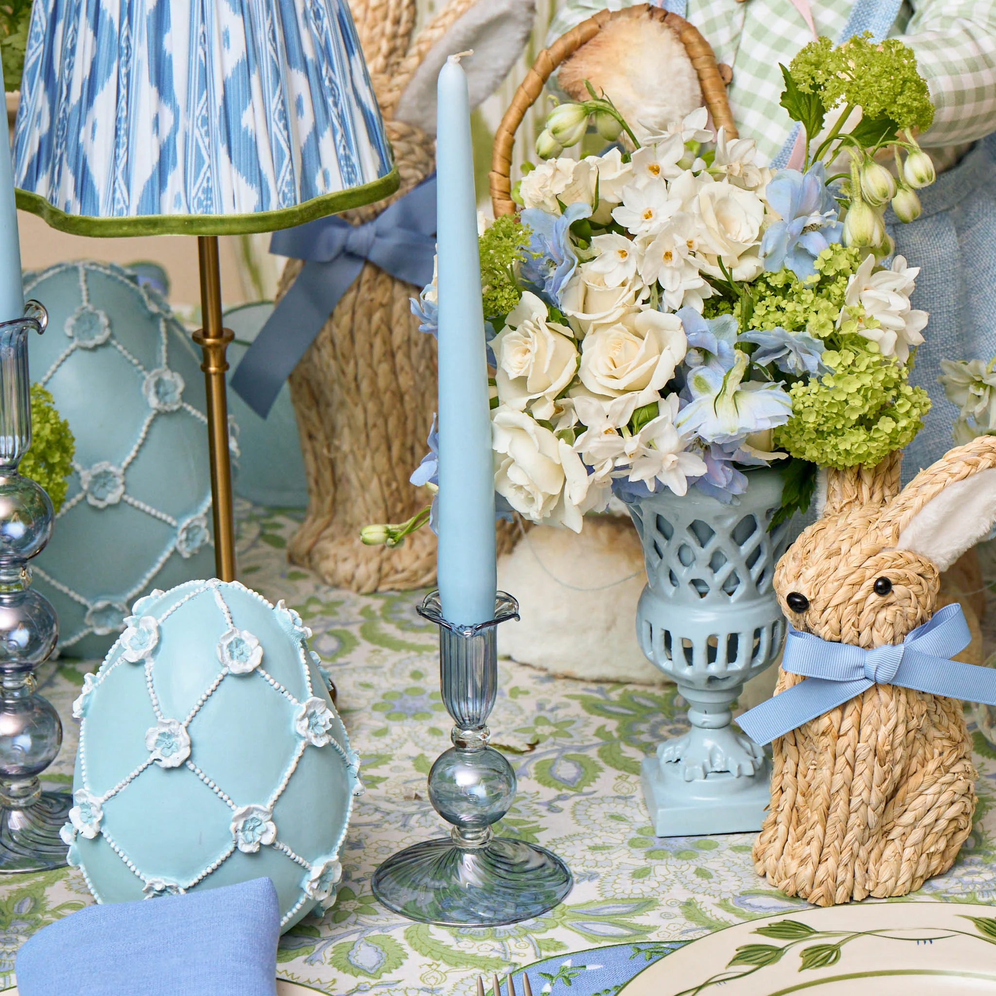 Soft Blue Candles (Set of 8) - Image 15