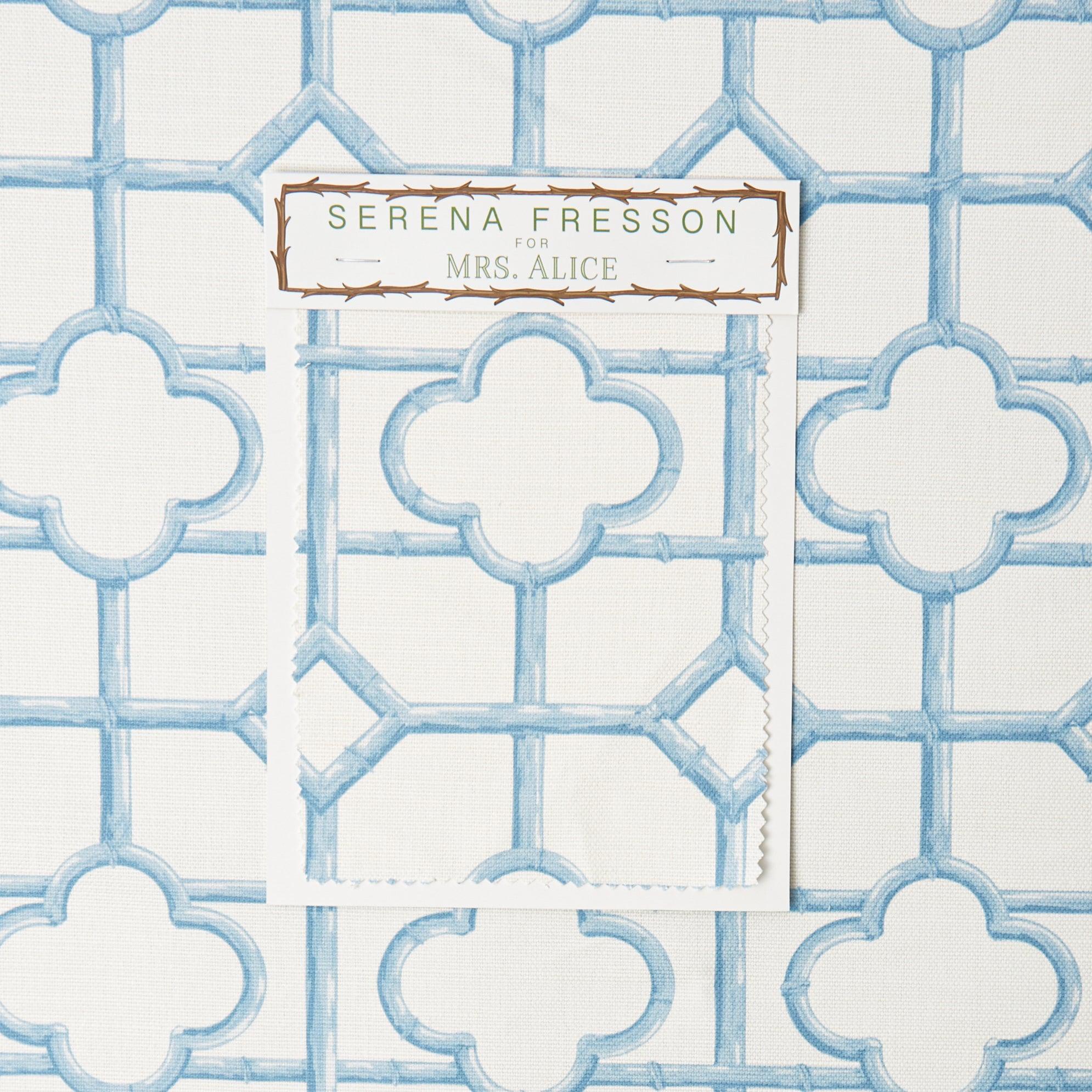 Blue Shaded Bamboo Fabric - Image 3