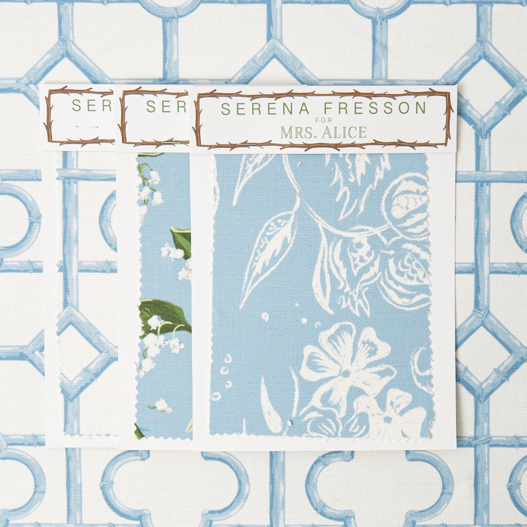Blue Shaded Bamboo Fabric - Image 4