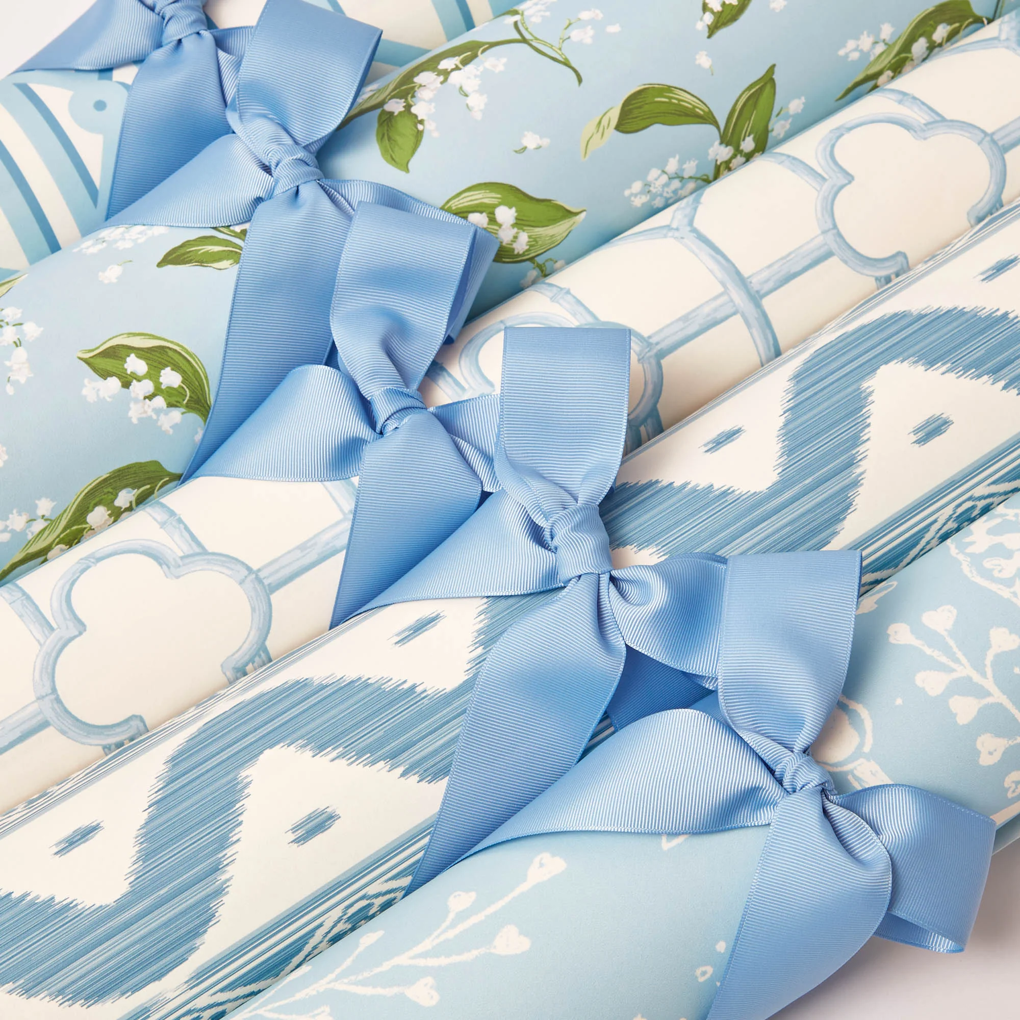 Blue Shaded Bamboo Wallpaper - Image 4