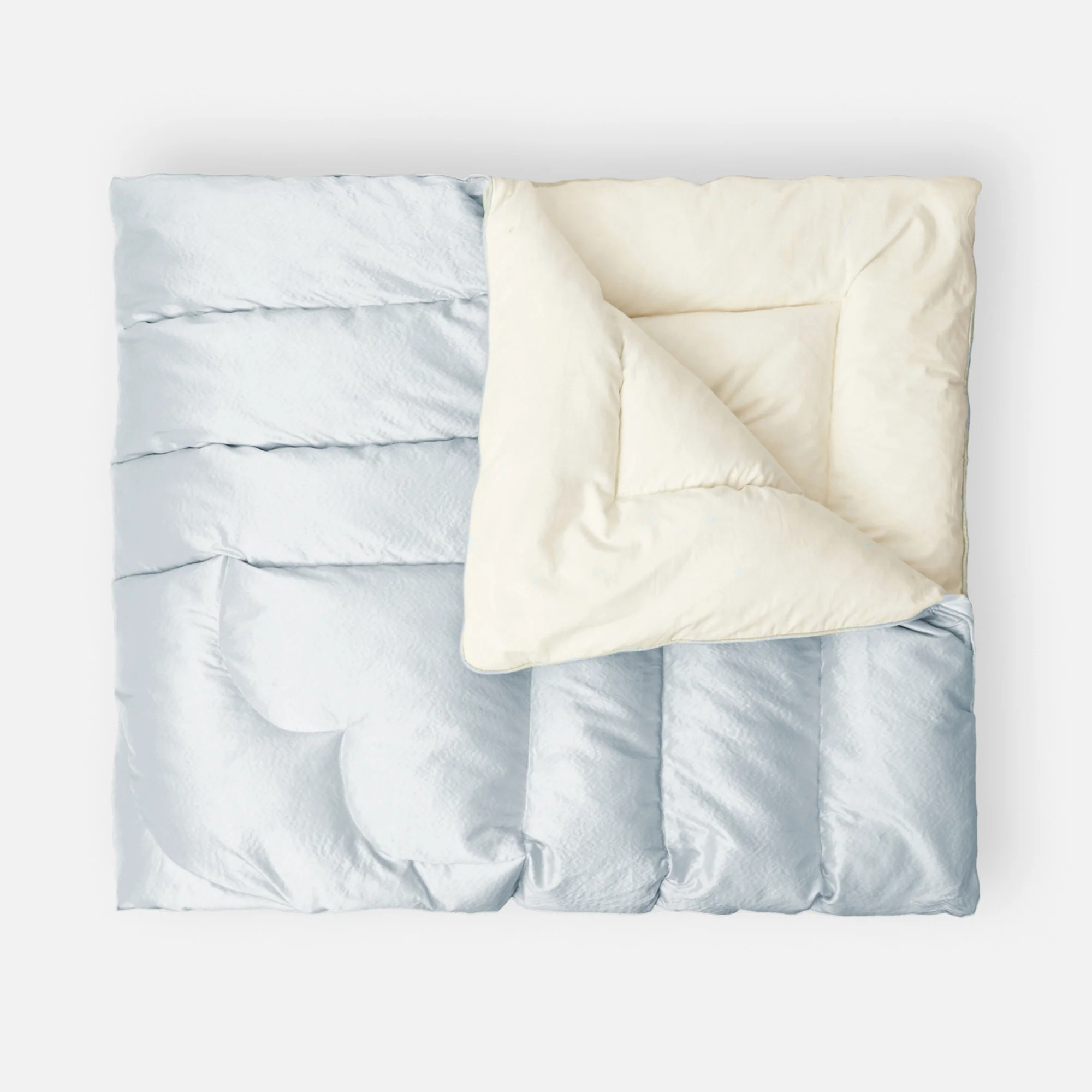Blue Silk Eiderdown