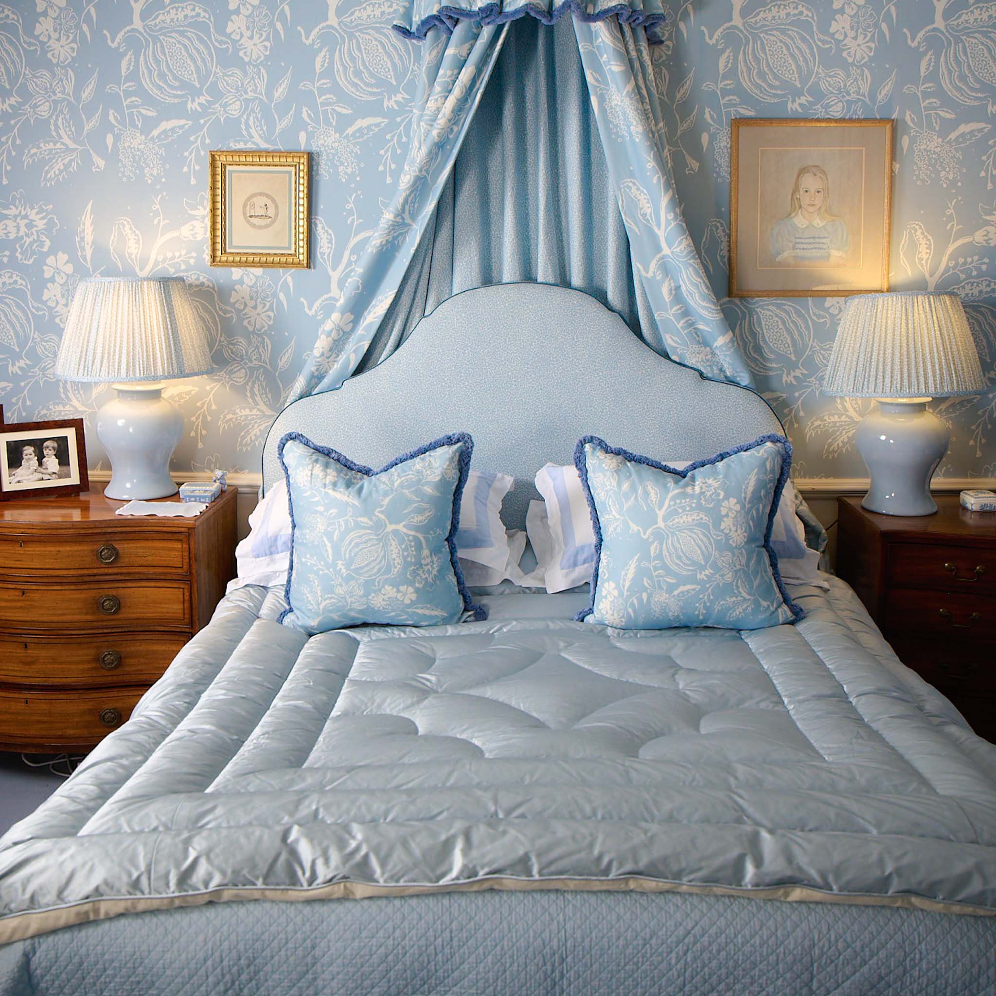 Blue Silk Eiderdown - Image 4