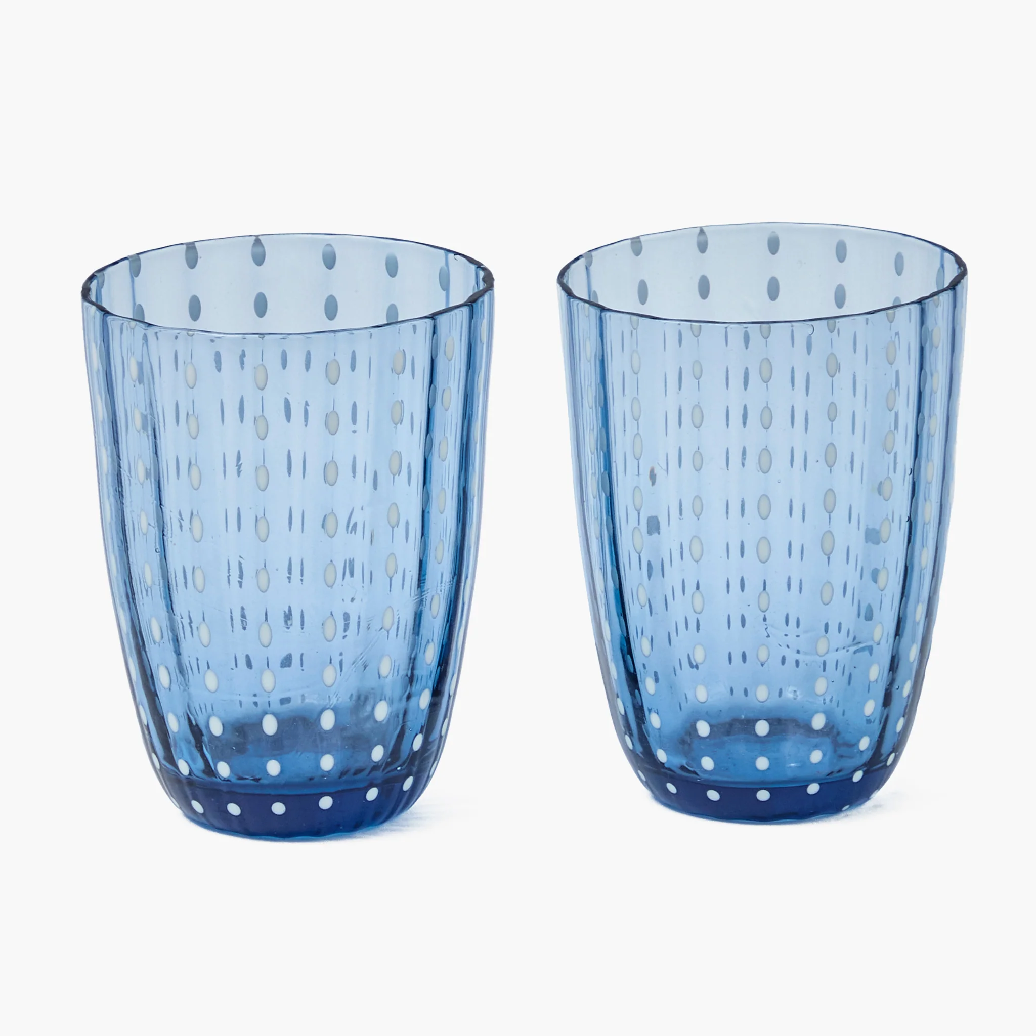 Blue Speckle Water Glasses (Set of 6) - Image 11