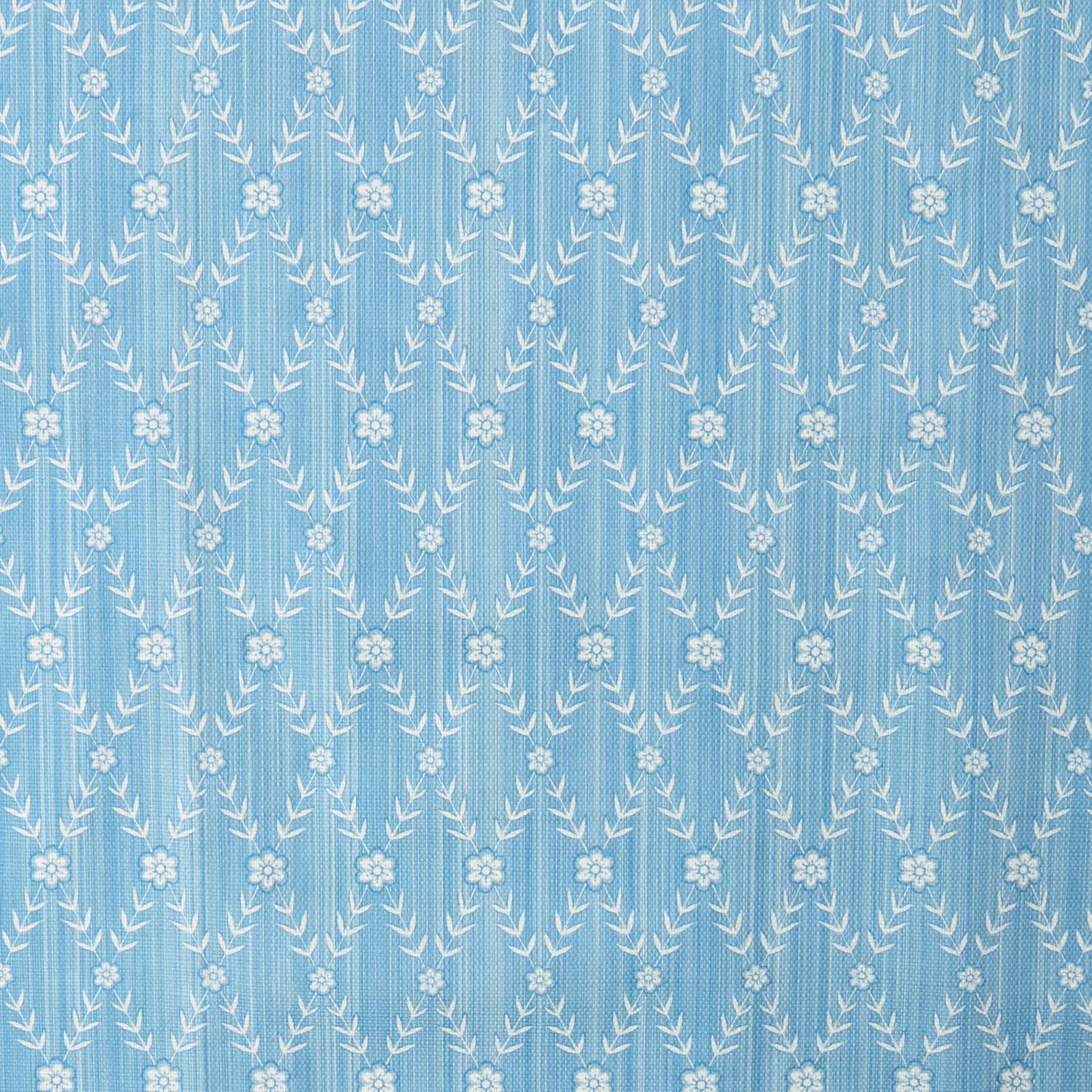 Blue Theodora Trellis Fabric - Image 2